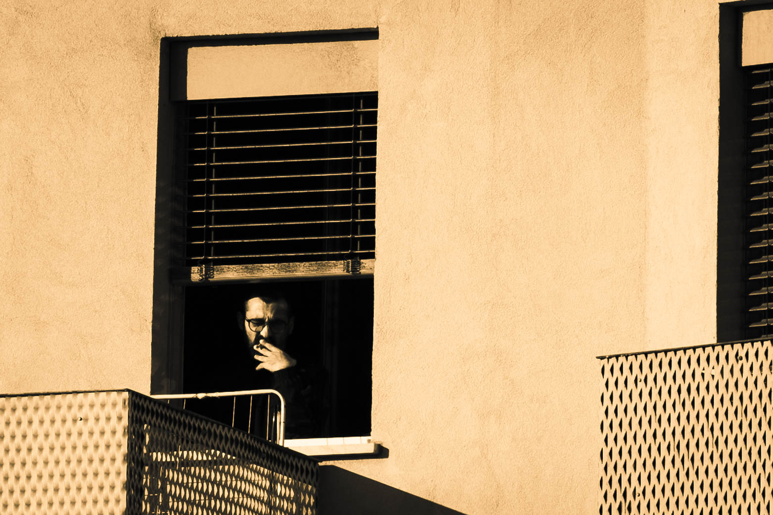 A shot from the bathroom...