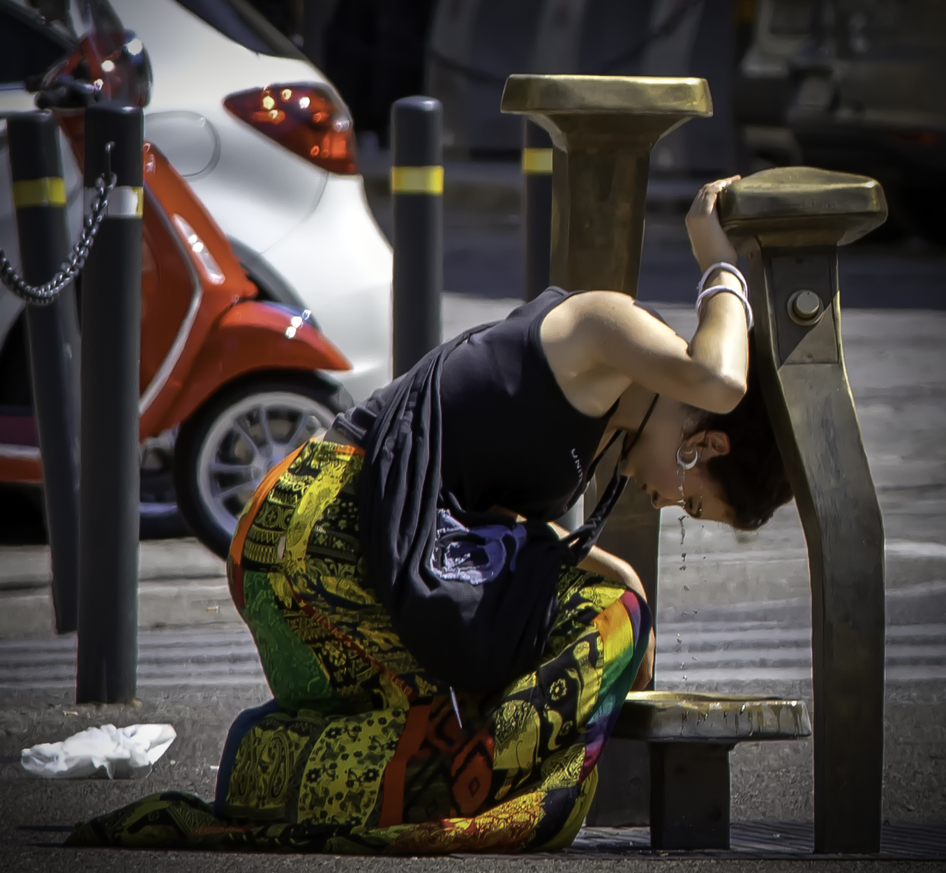 Genuflessa alla calura