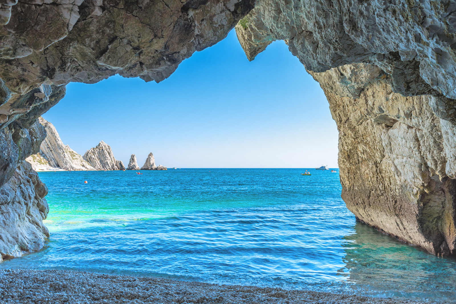 Two Sisters Sirolo Beach