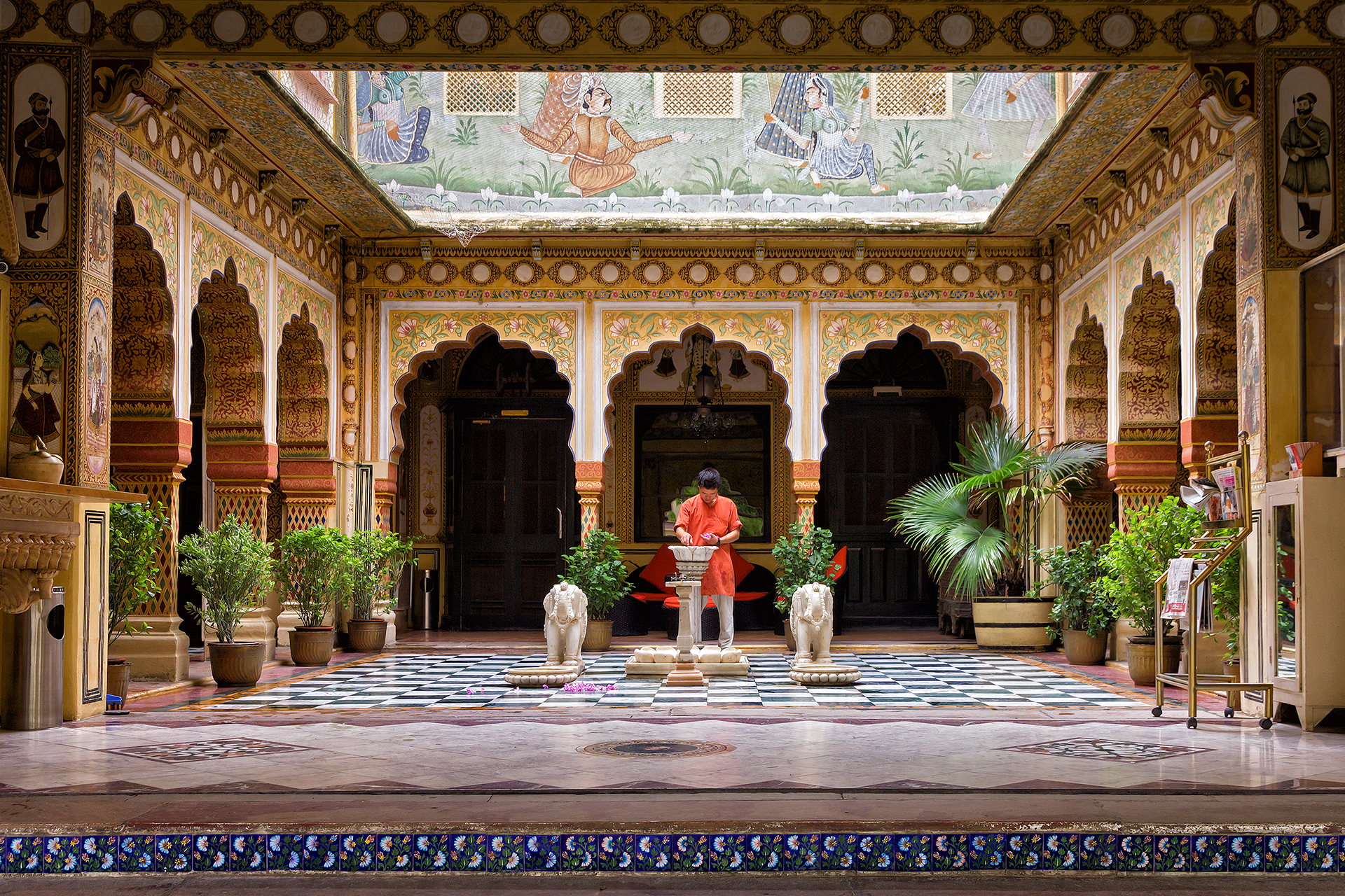 Nel palazzo del Maraja'