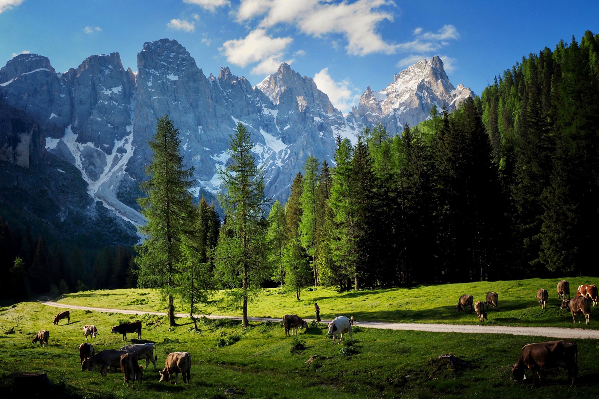 A sunrise in Val Venegia