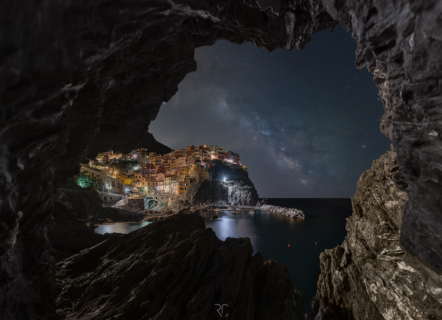 Manarola nella grotta