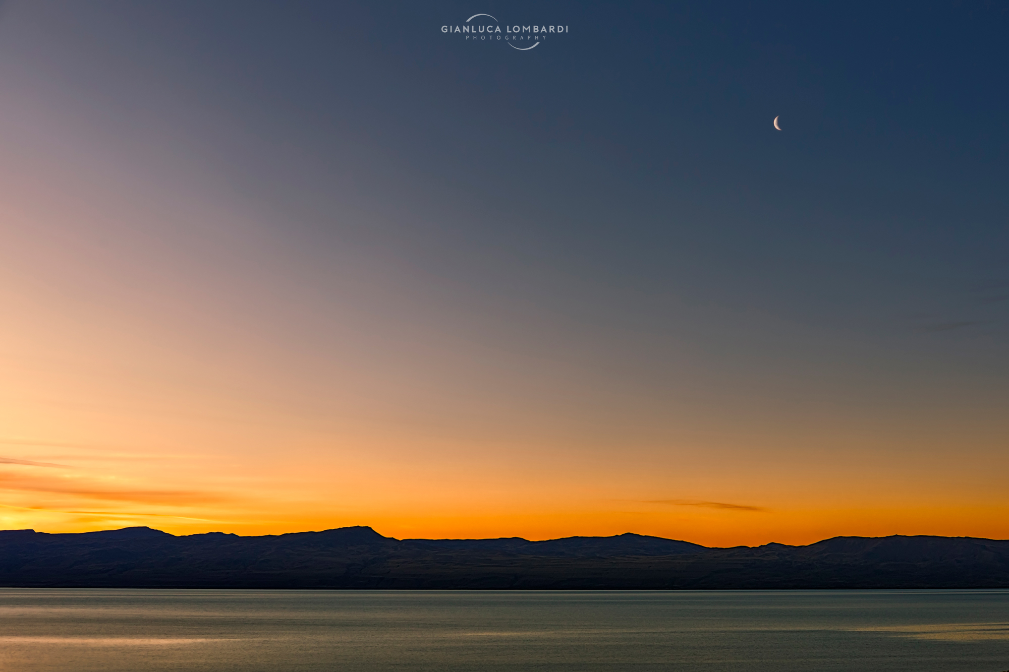 Tramonto sul Lago Argentino