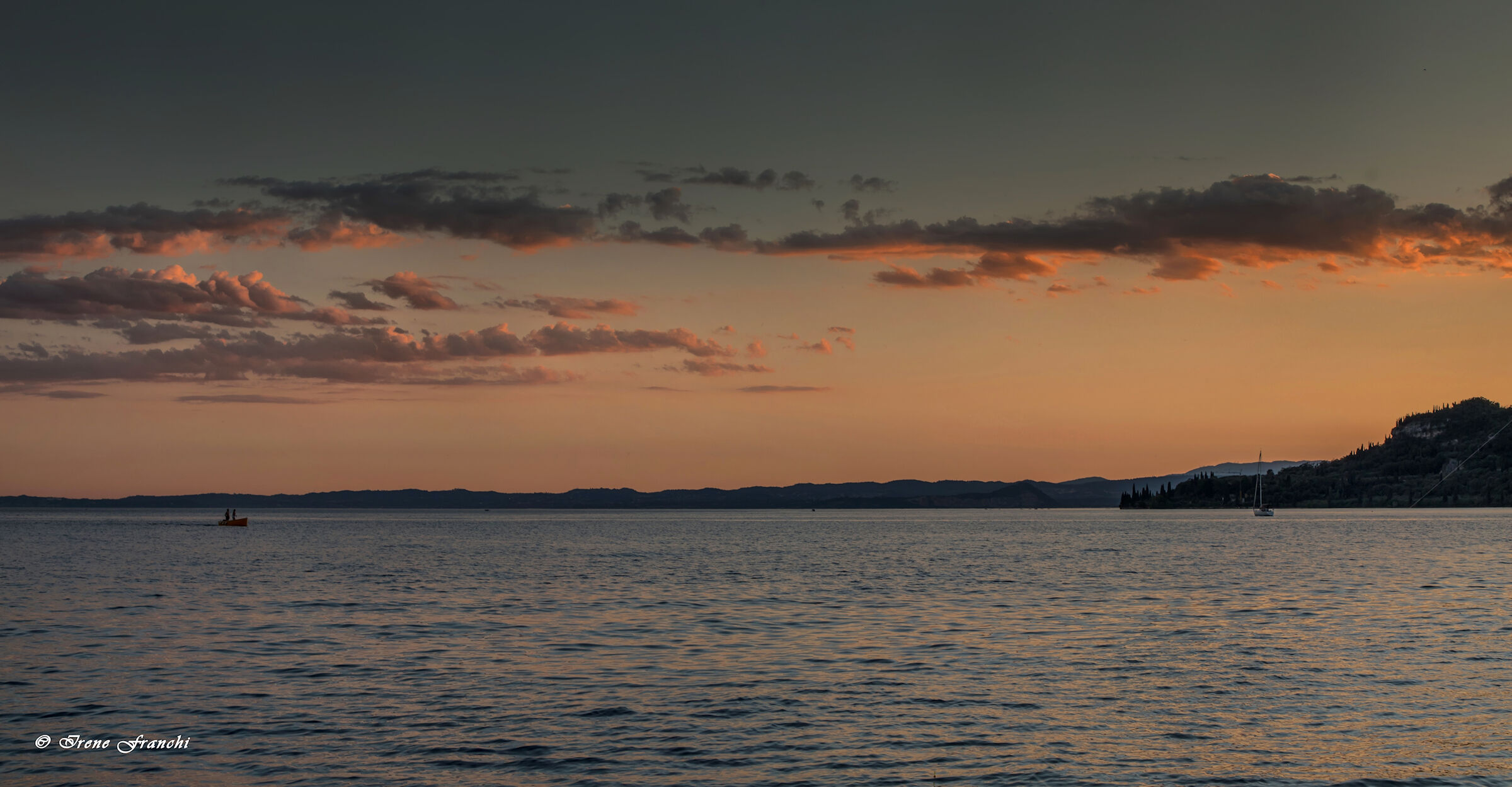 Sunset over the Garda