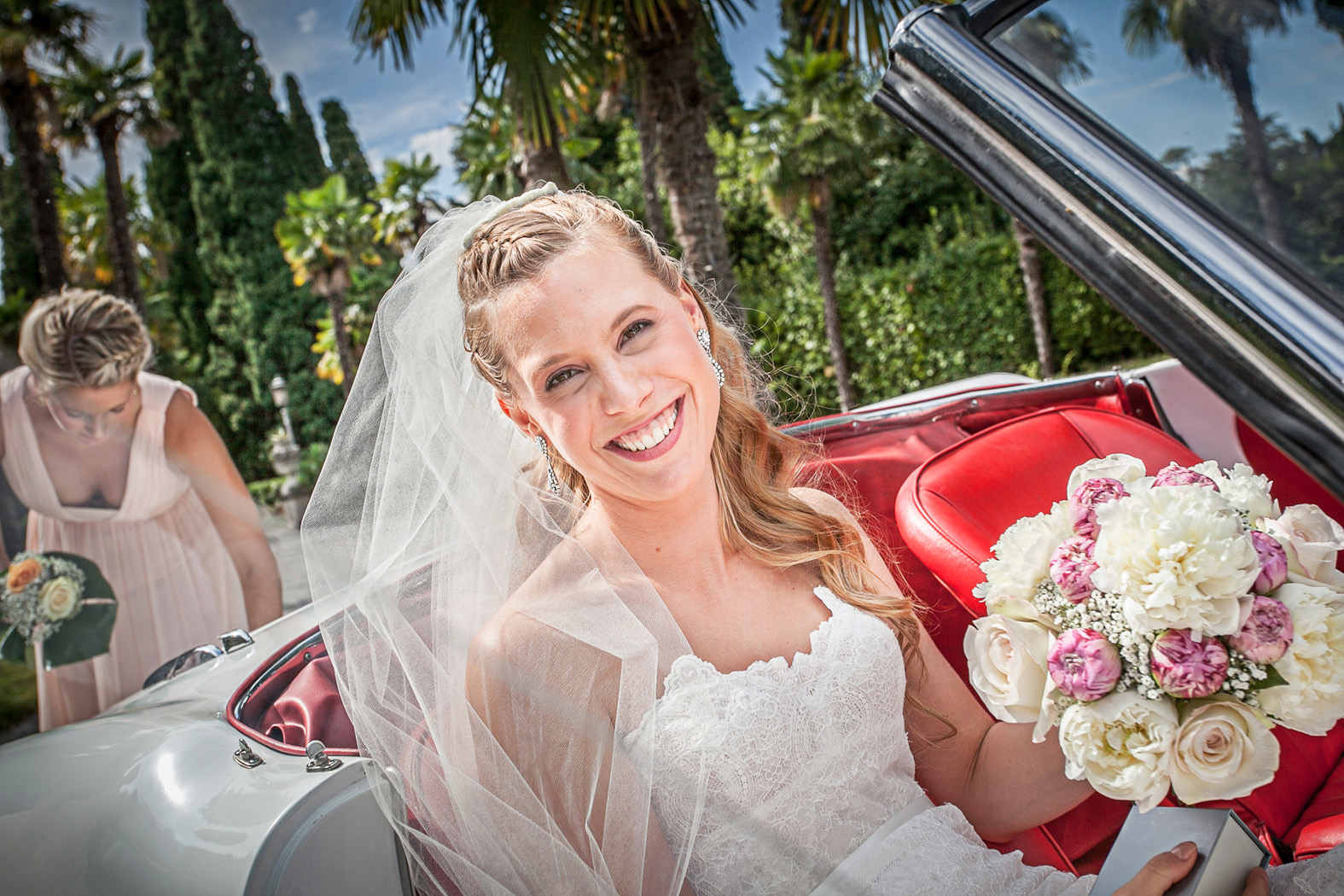 The arrival of the bride