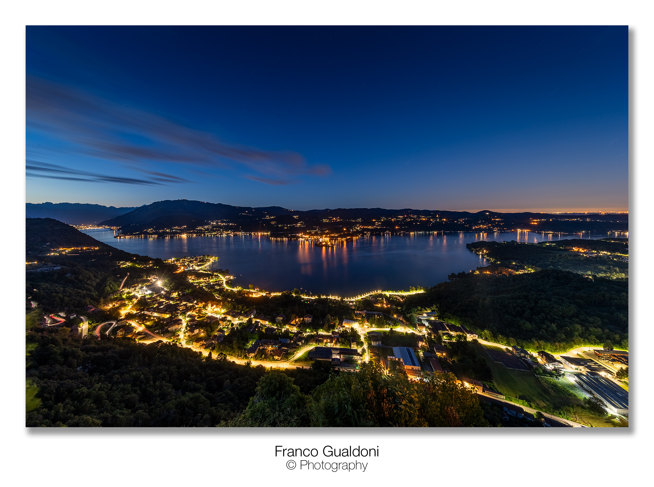 lago d'Orta al tramonto