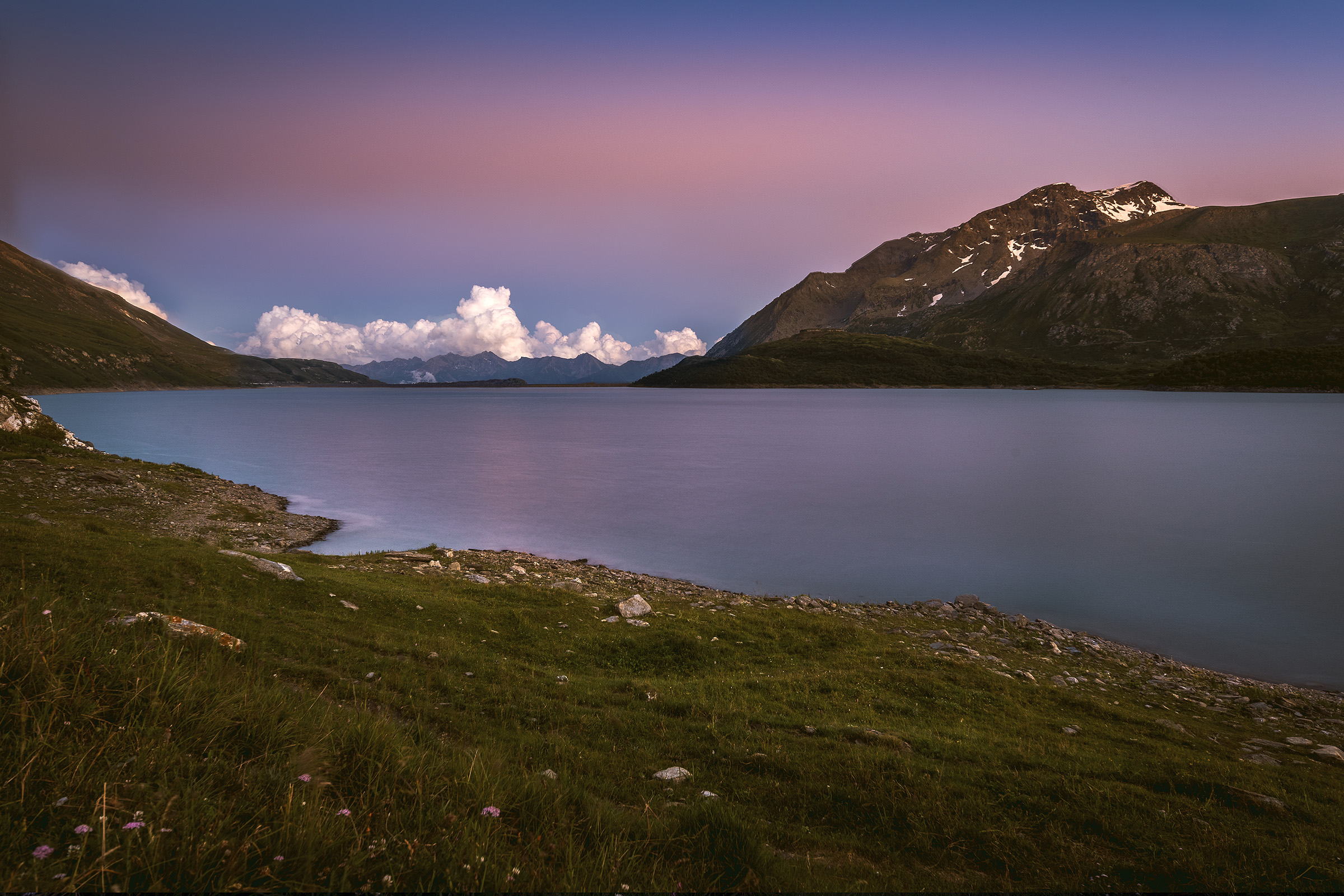White clouds at Moncenisio