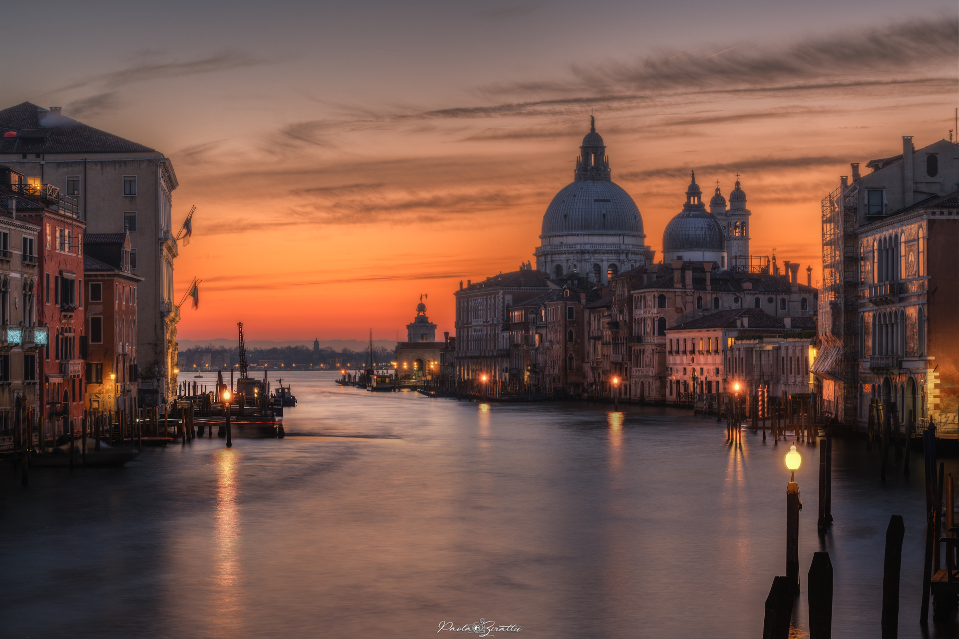 Canal Grande al tramonto