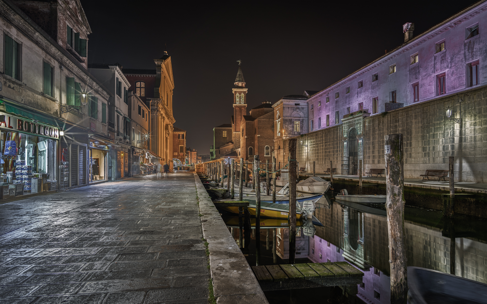 Chioggia in notturna