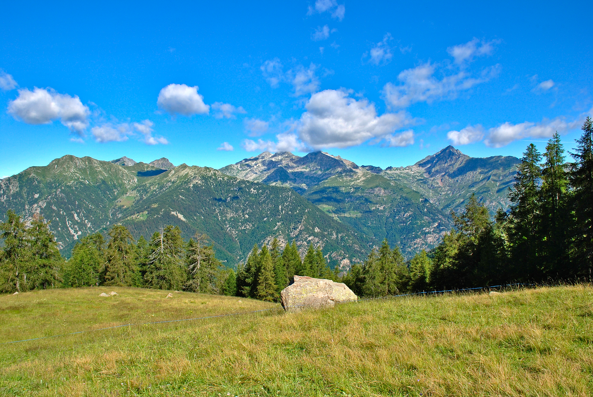 Vista dal parco del mont Mars