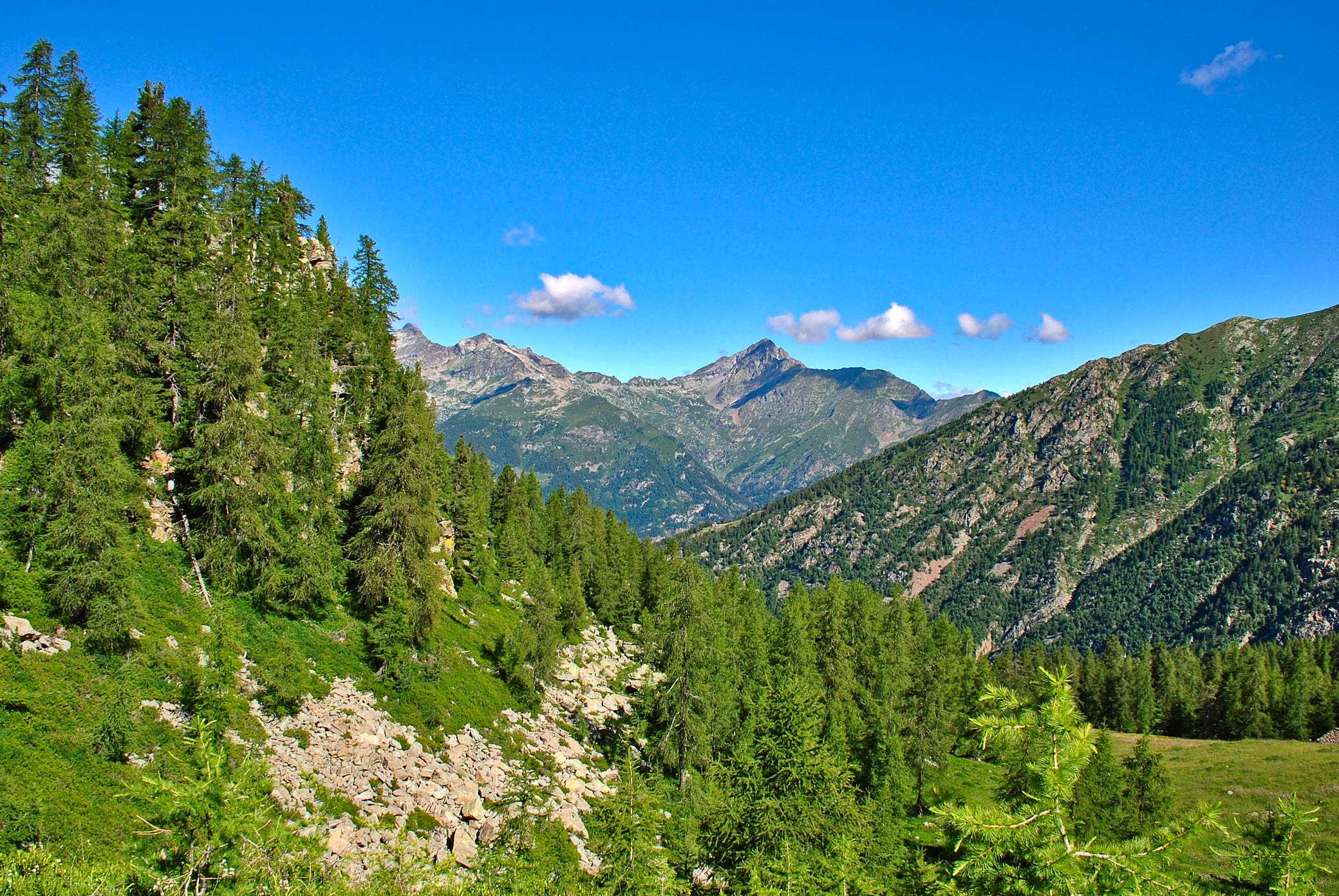 Vista dal parco del mont Mars