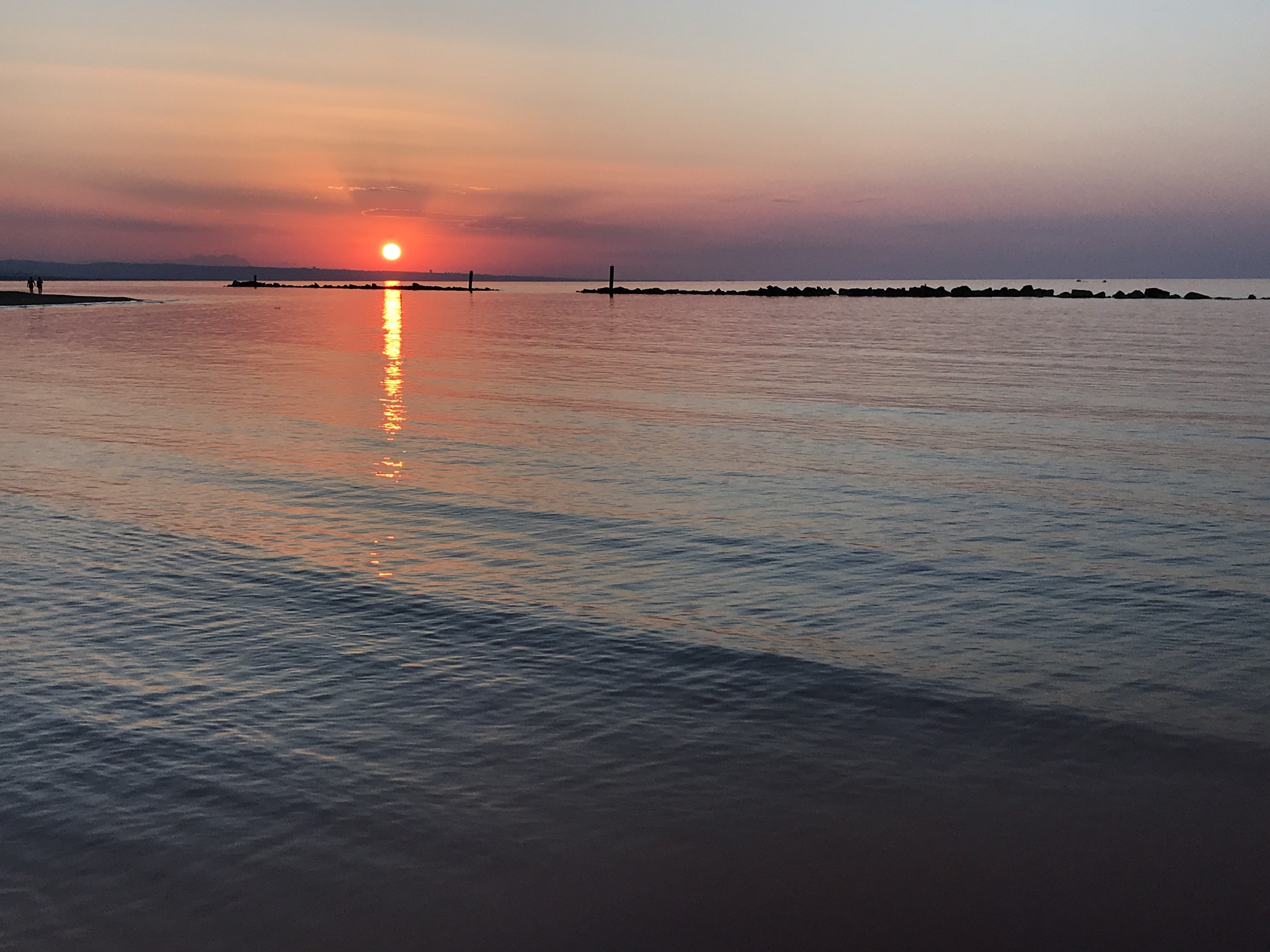 Sunset in the Gulf of Vasto