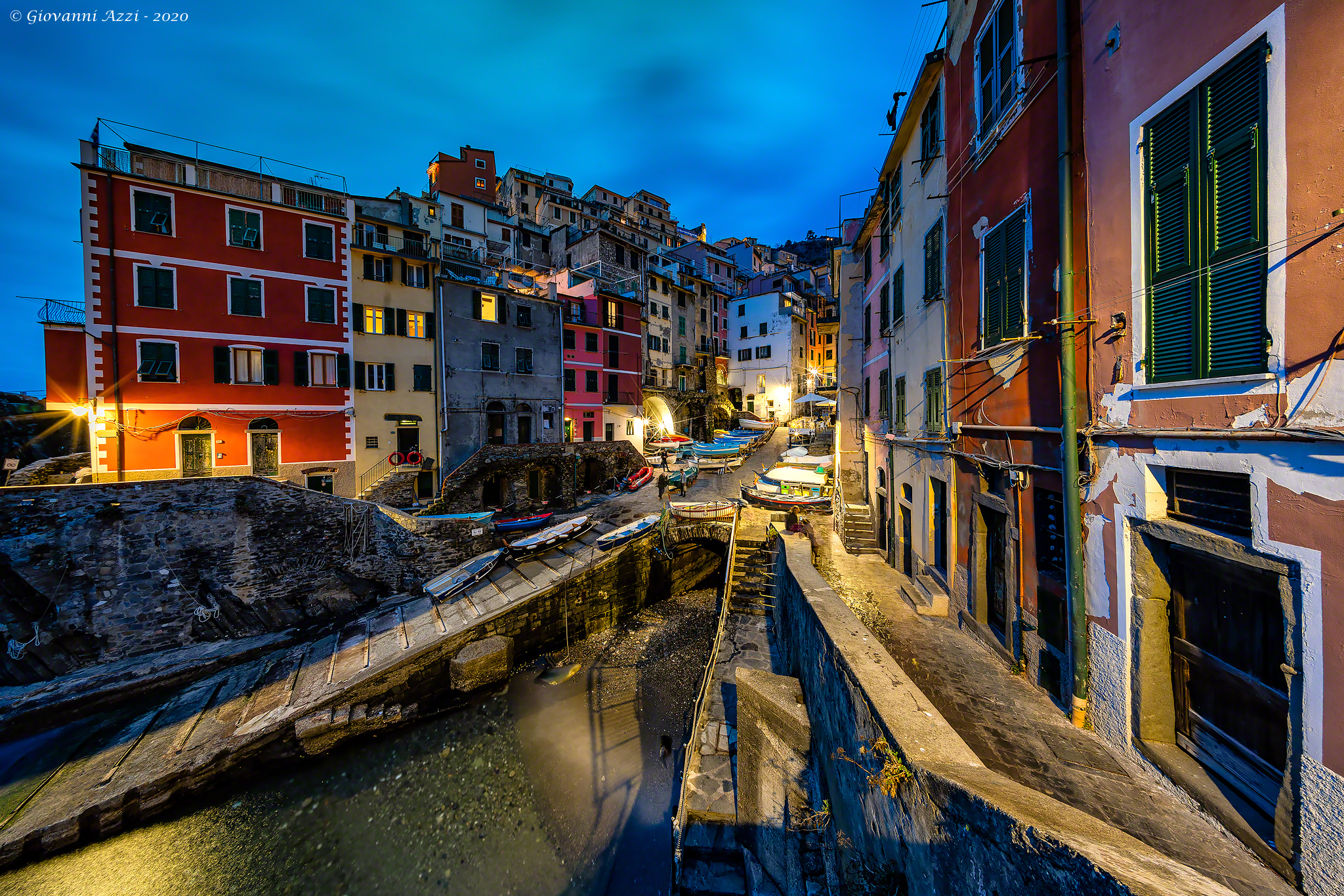 La sera di Riomaggiore