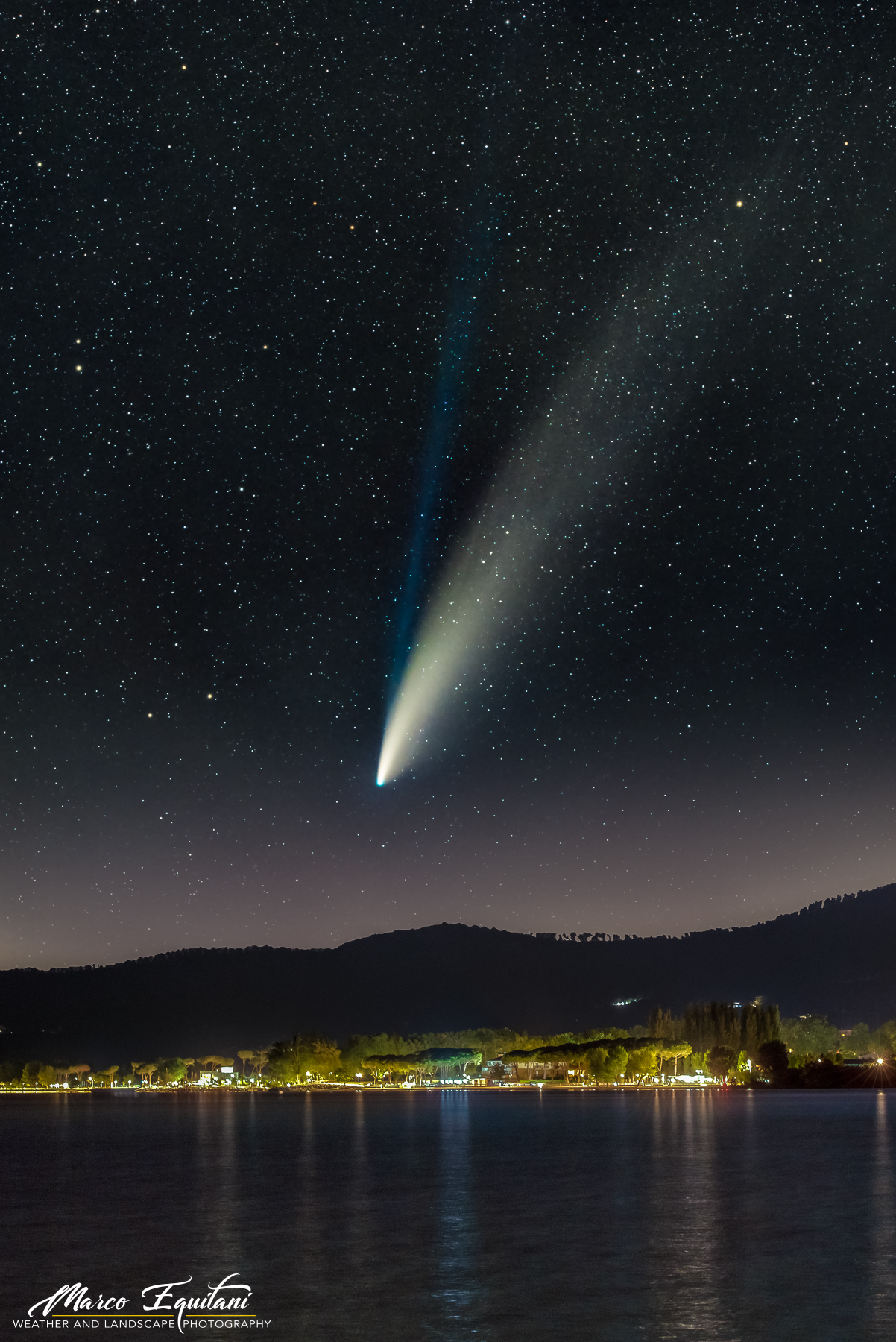 c/2020 F3 Neowise col lungago di Bolsena