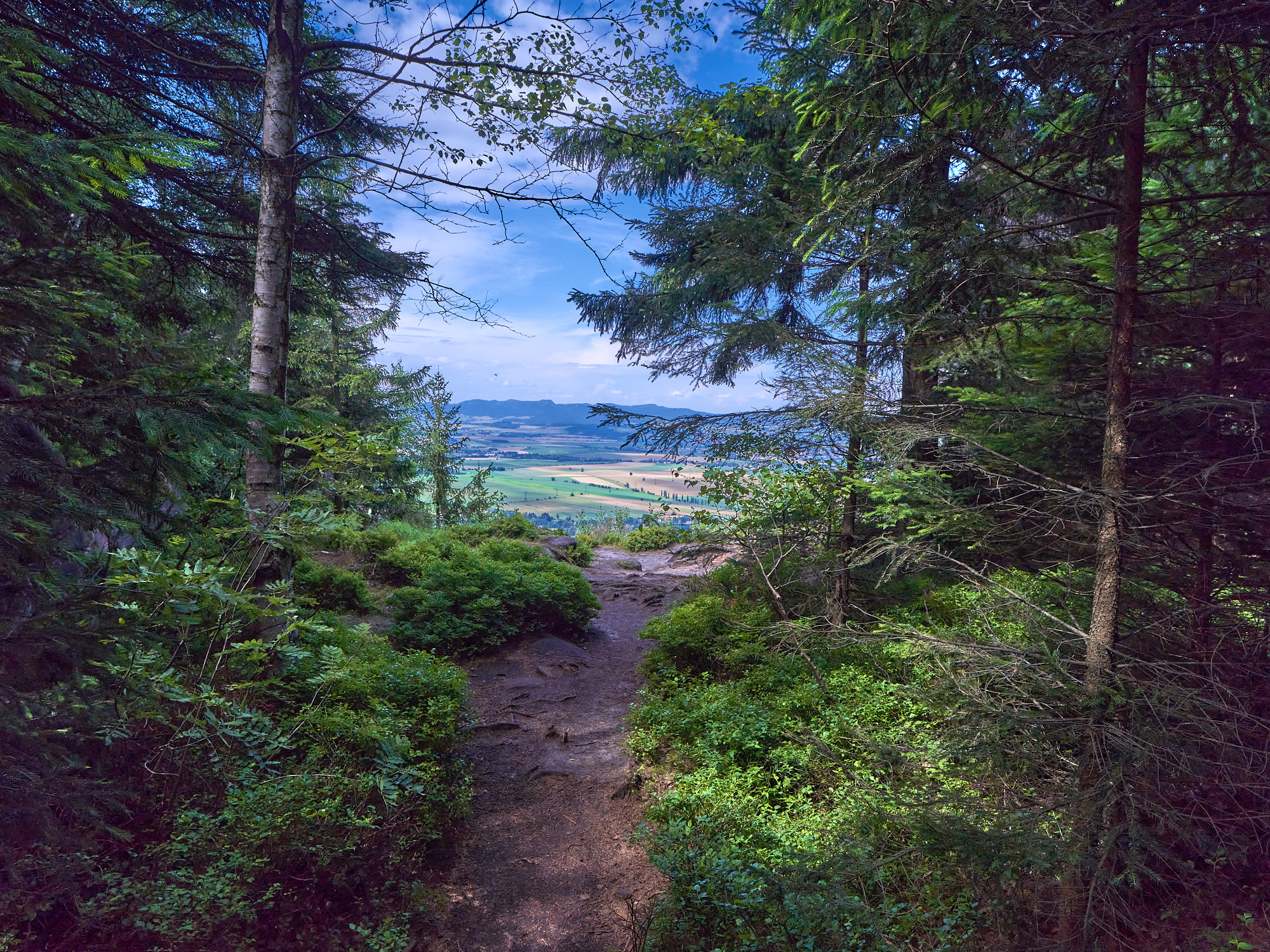 La vista dalla Montagna di Corona