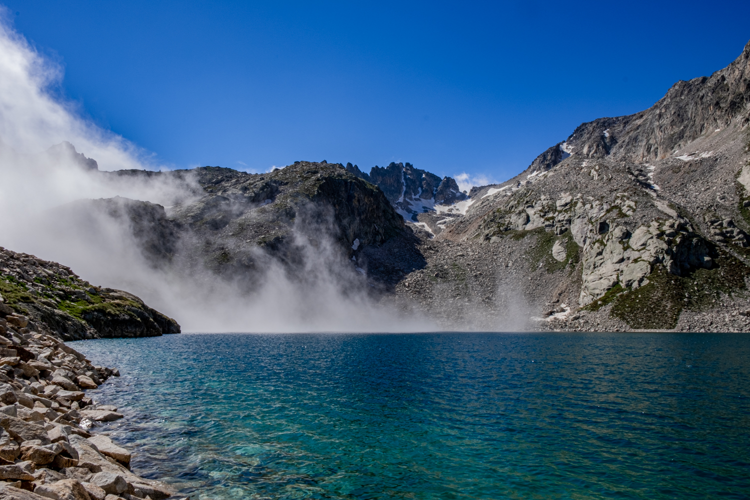 Lago delle Portette a colori