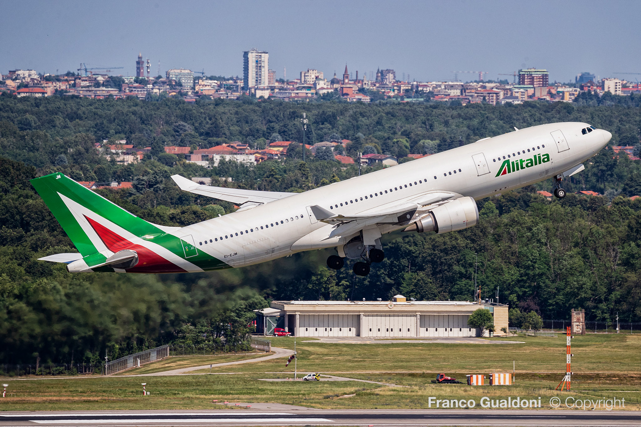 Take-off from Malpensa
