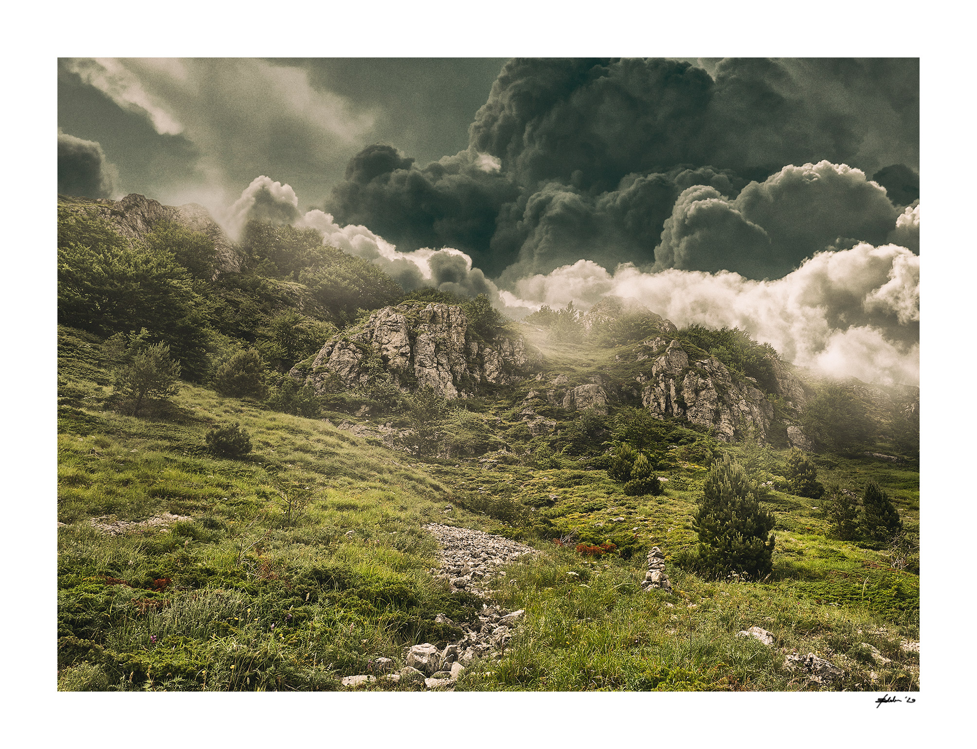 Temporale in montagna