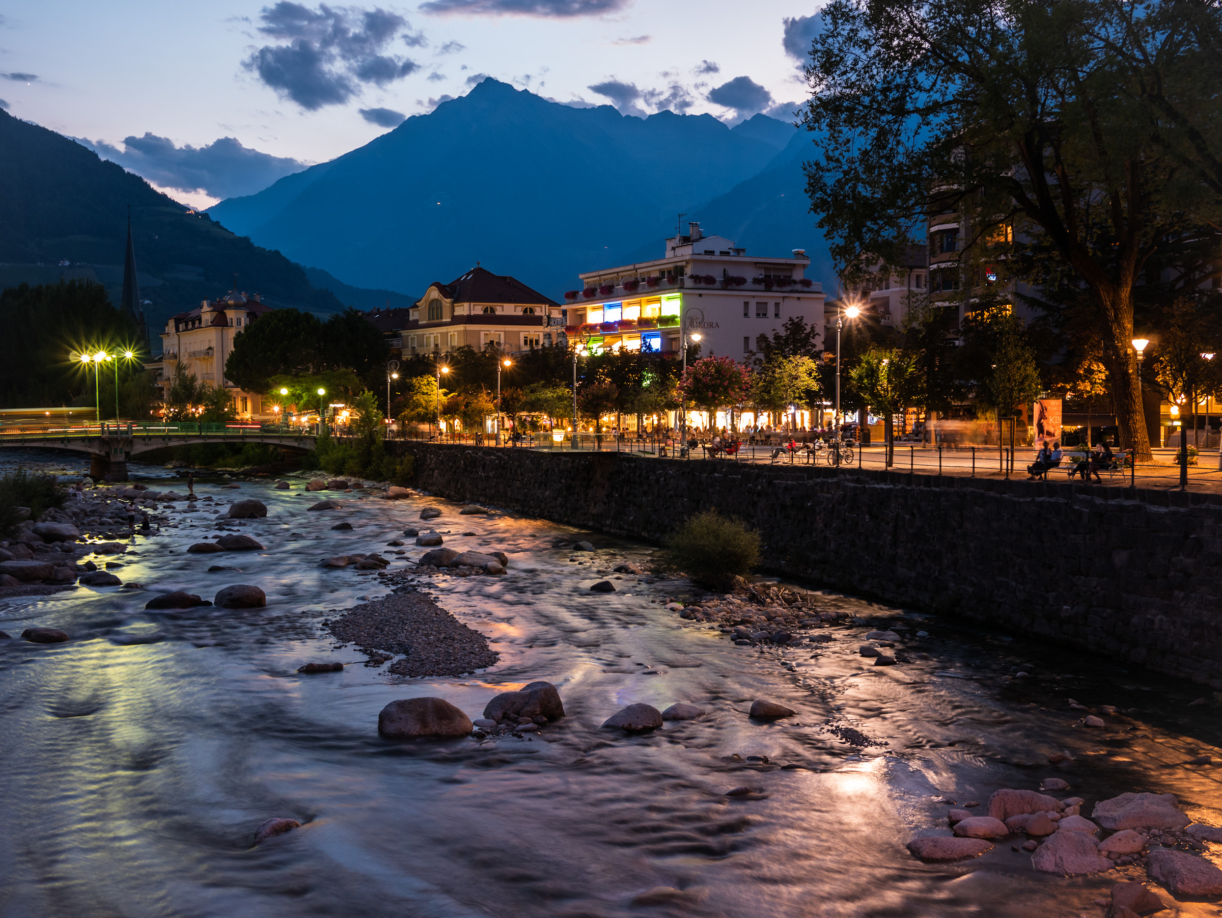 Merano by night
