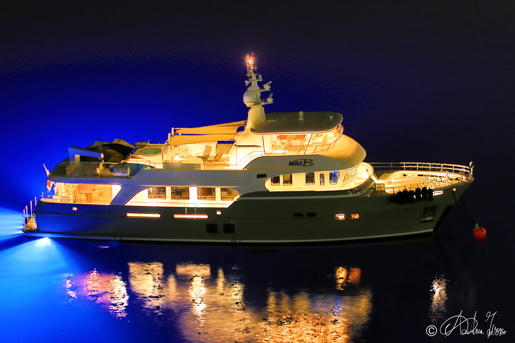 galleggiamento notturno