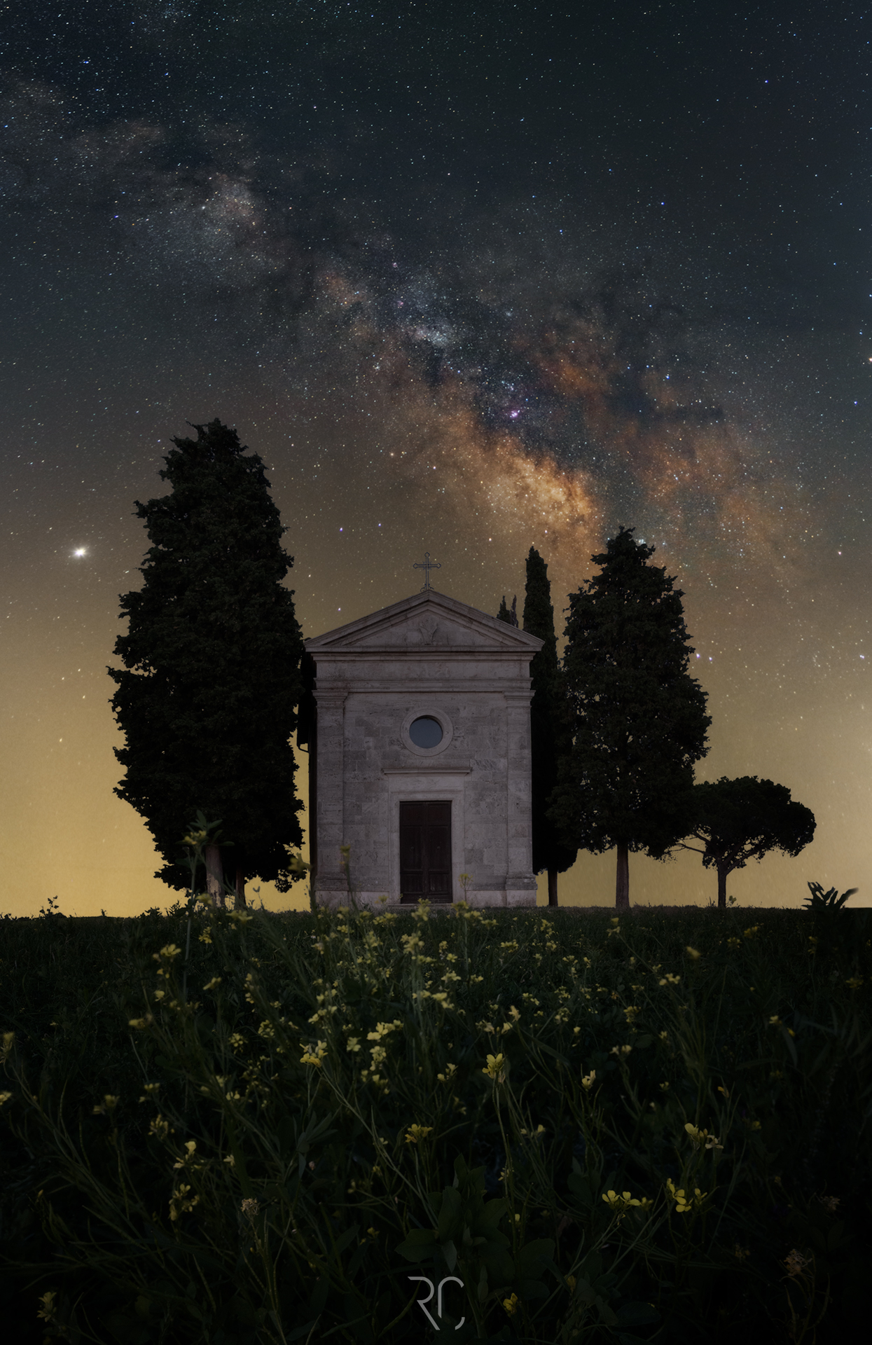Una notte in Val D'orcia