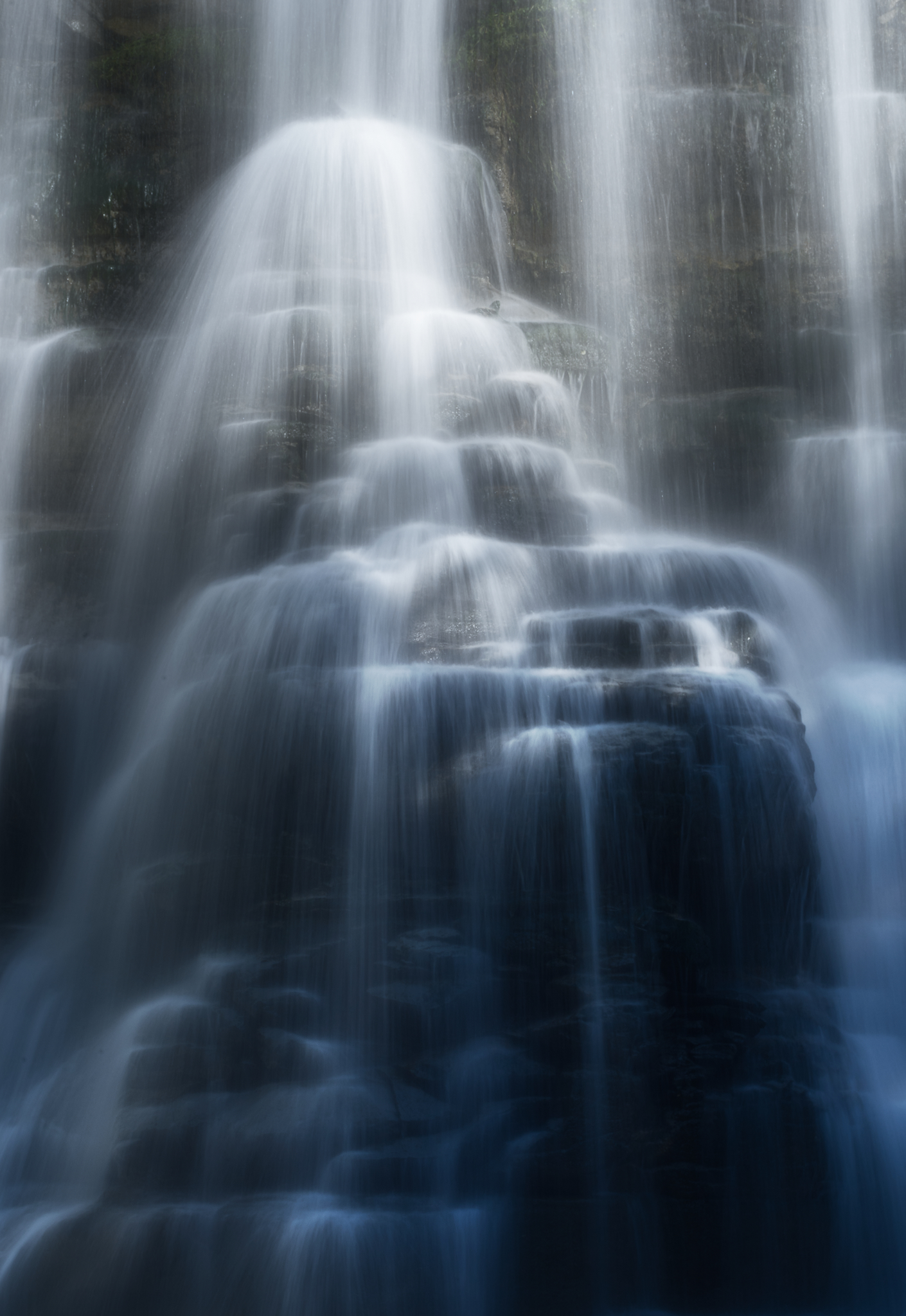 Piccole cascate e luce