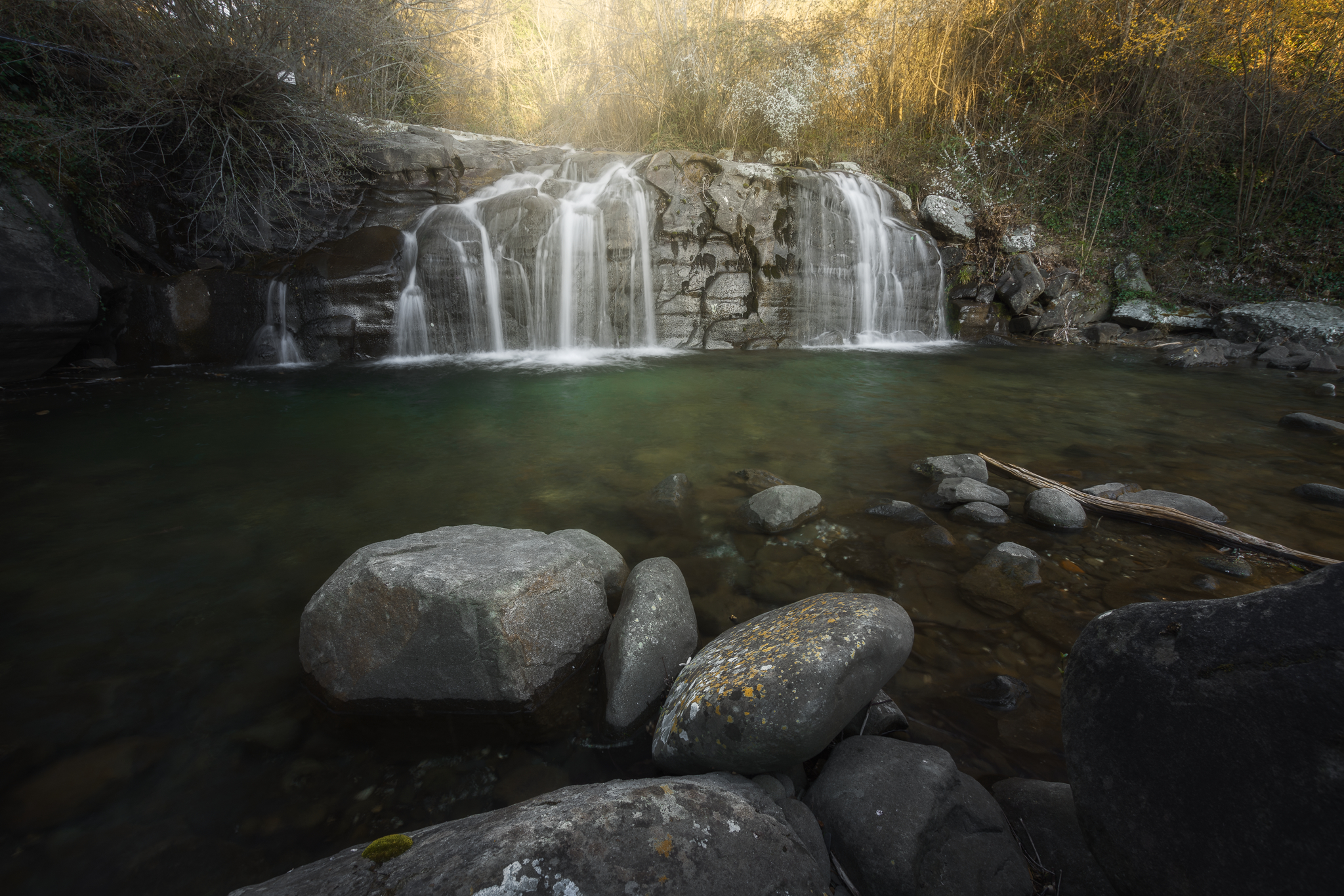 Hidden waterfalls in Valdarno