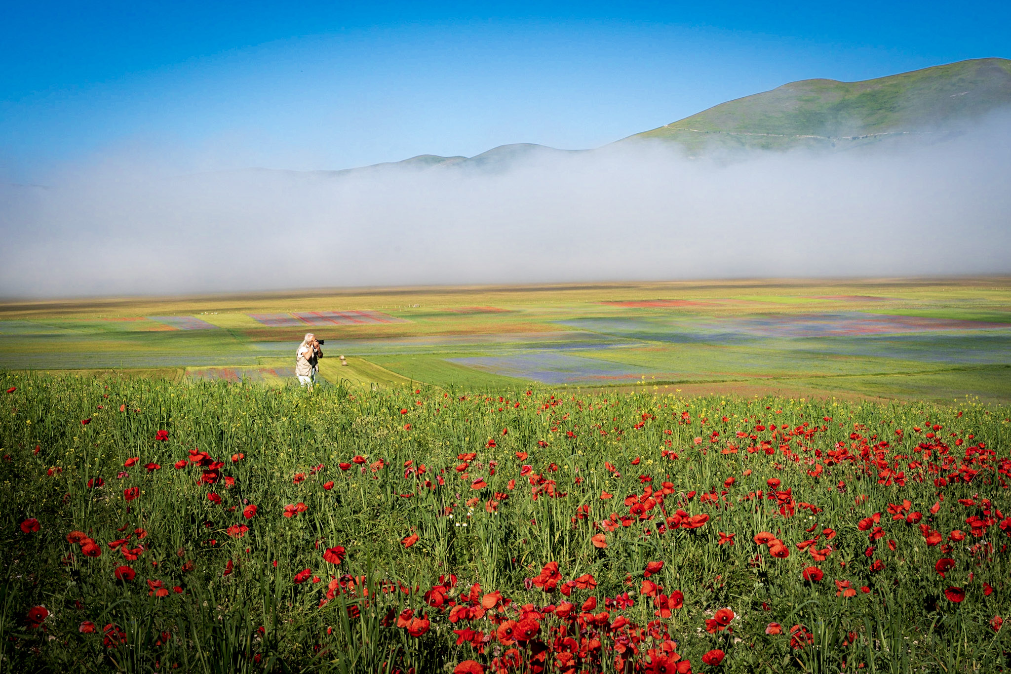Tipico paesaggio di castelluccio