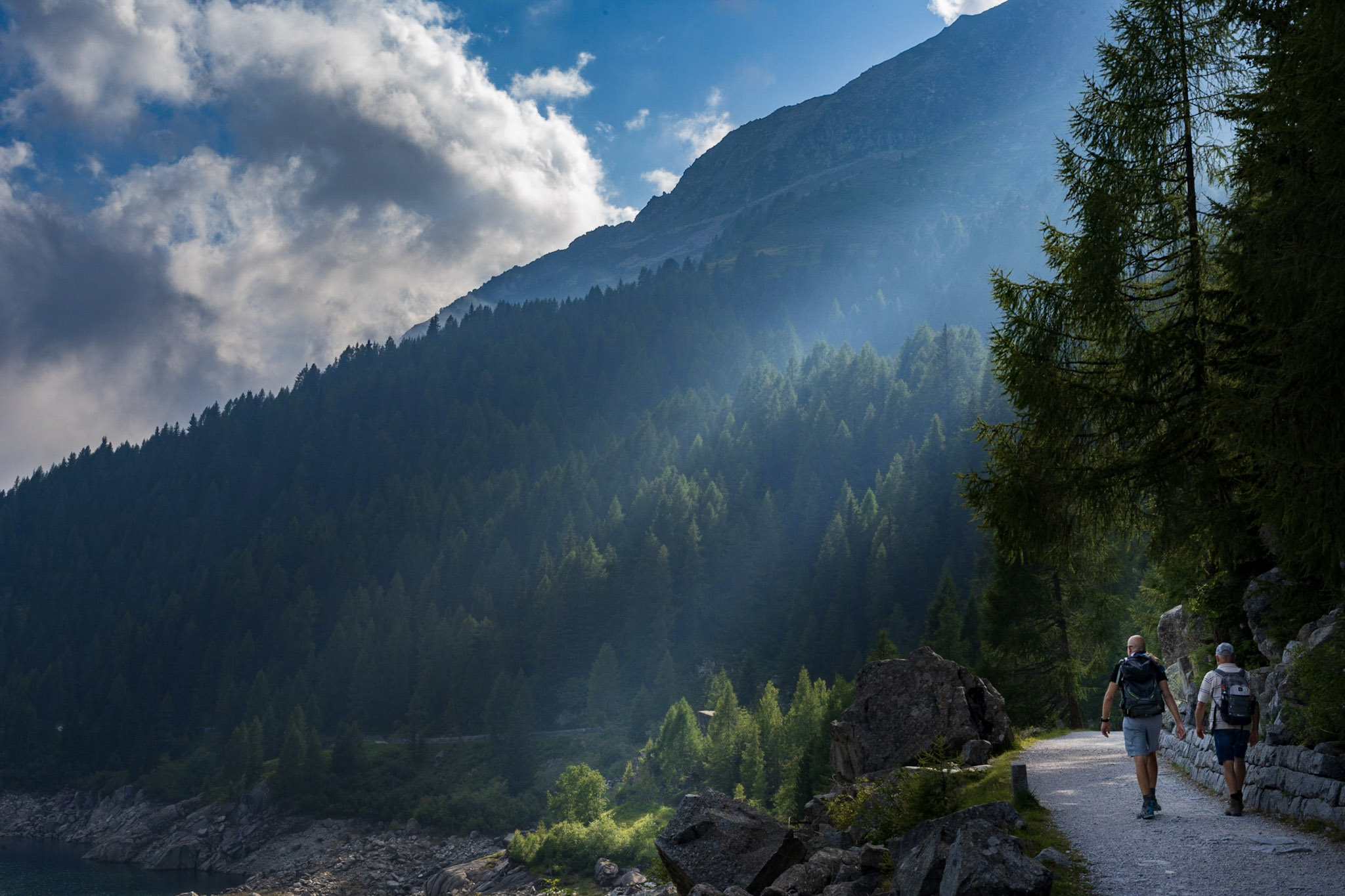 Sul sentiero di ritorno