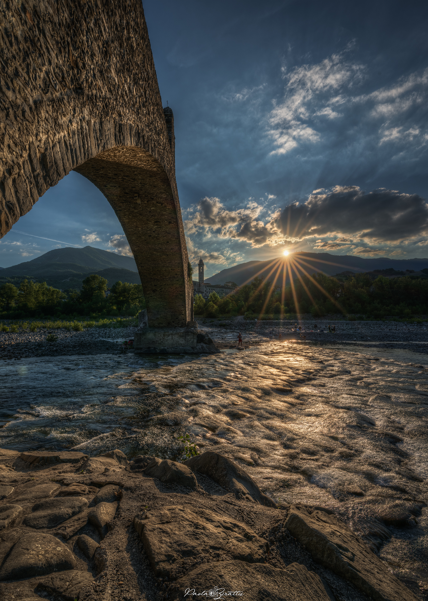 Hunchback Bridge, called Devil's Bridge.... Bobbio