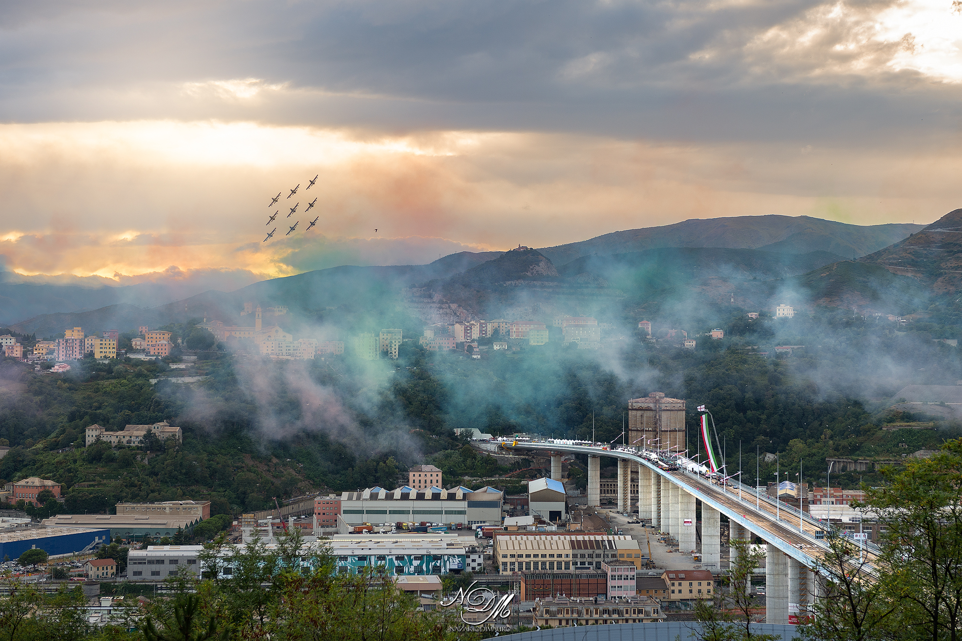 Inaugurazione nuovo ponte San Giorgio a Genova