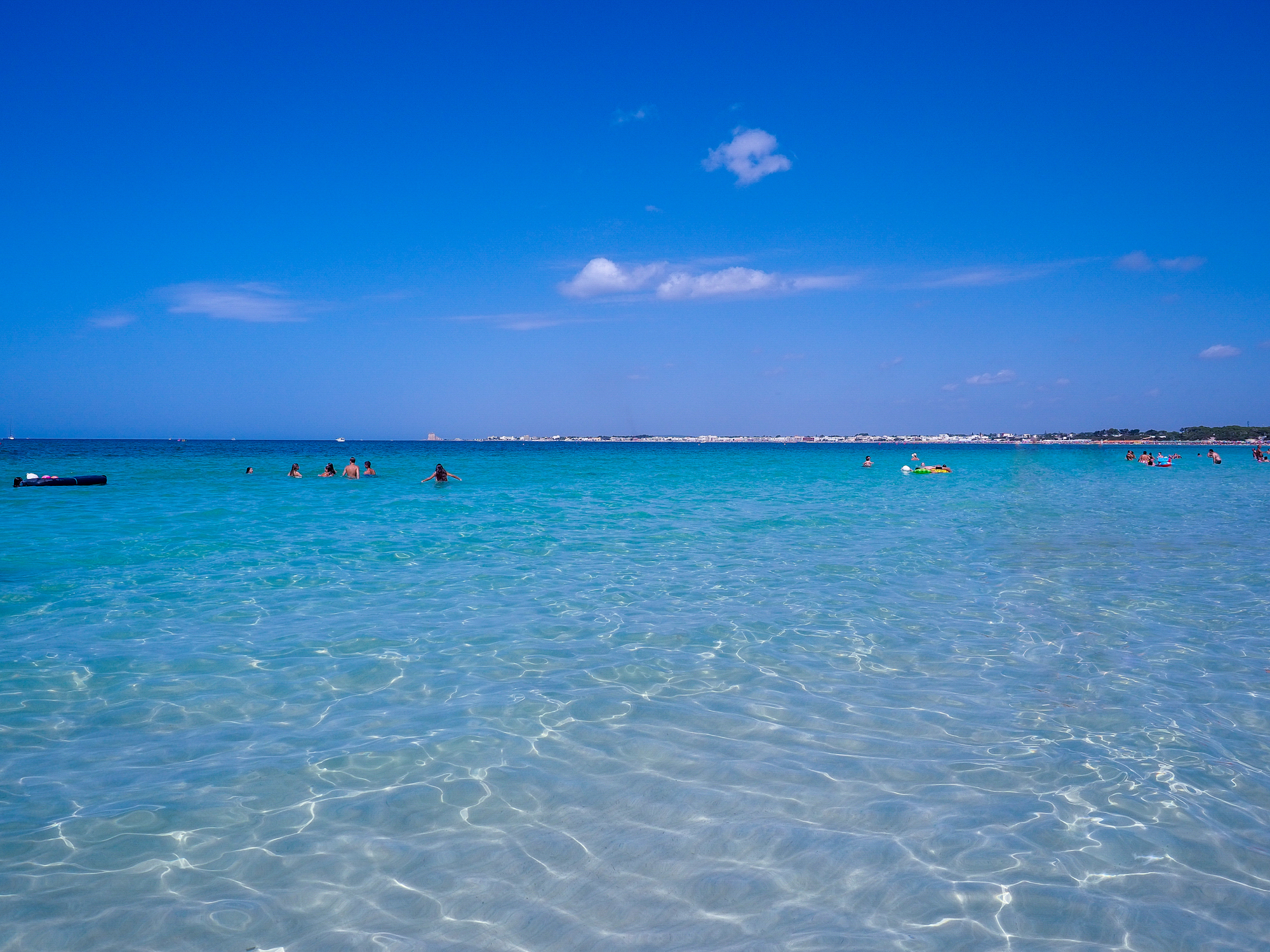 The blue of the Puglian sea... pure beauty