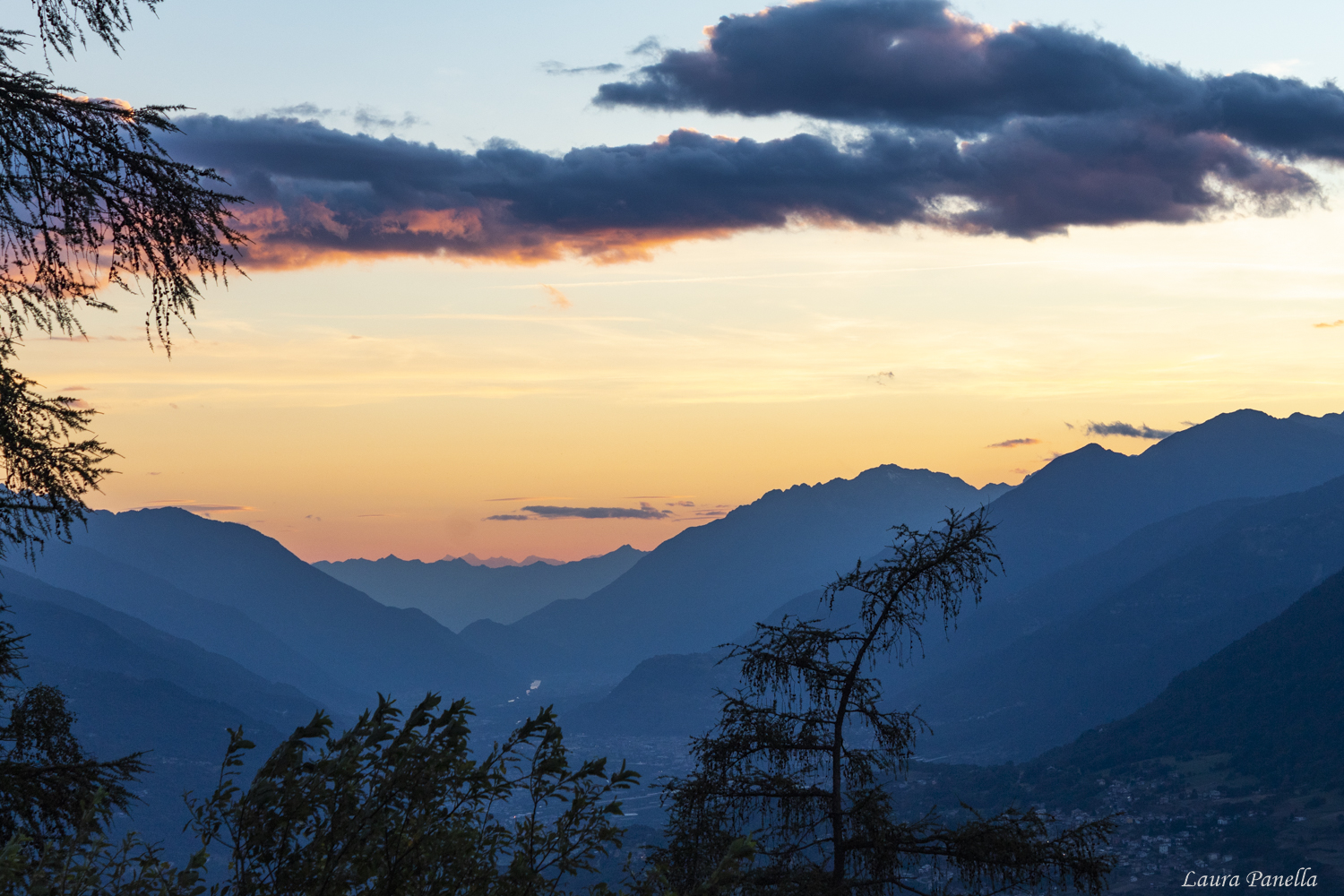 Tramonto valtellinese