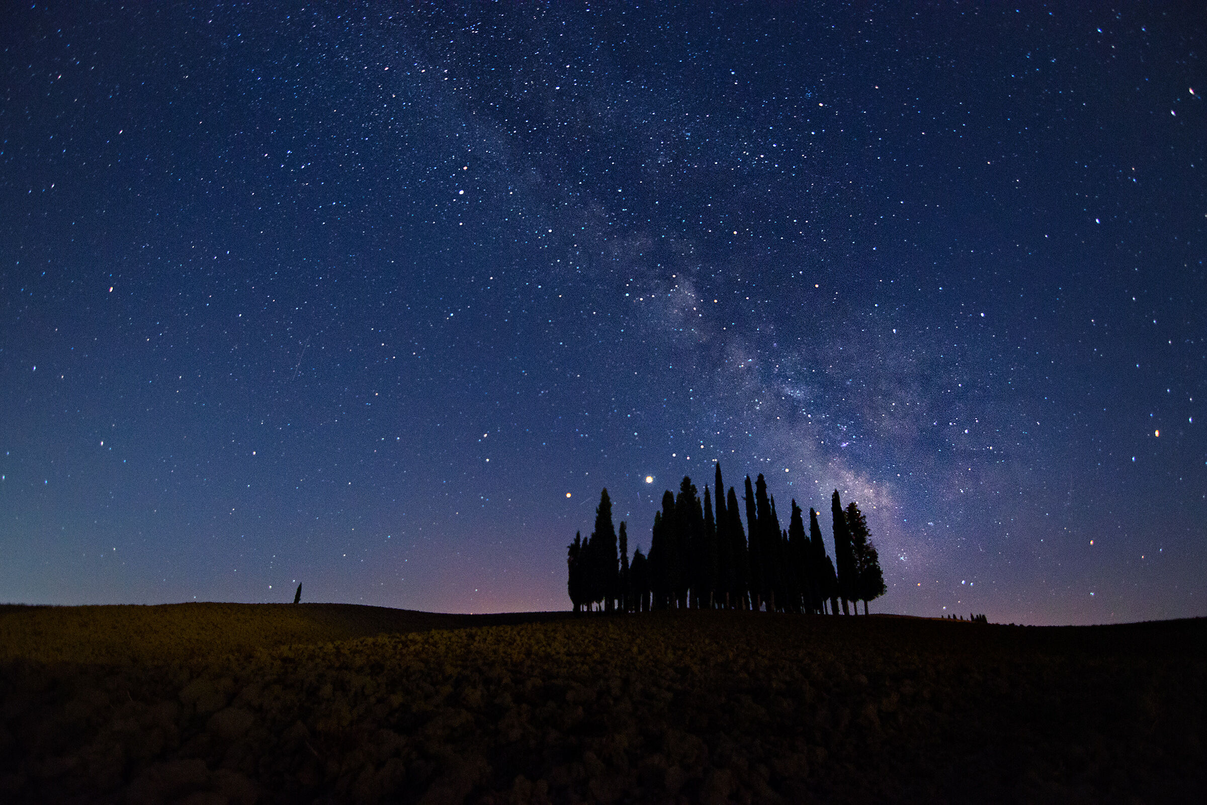 Milky Way on the Val d'Orcia