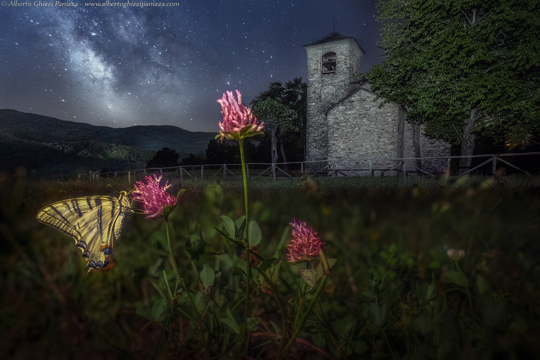 La Podalirio, la Pieve e la Via Lattea