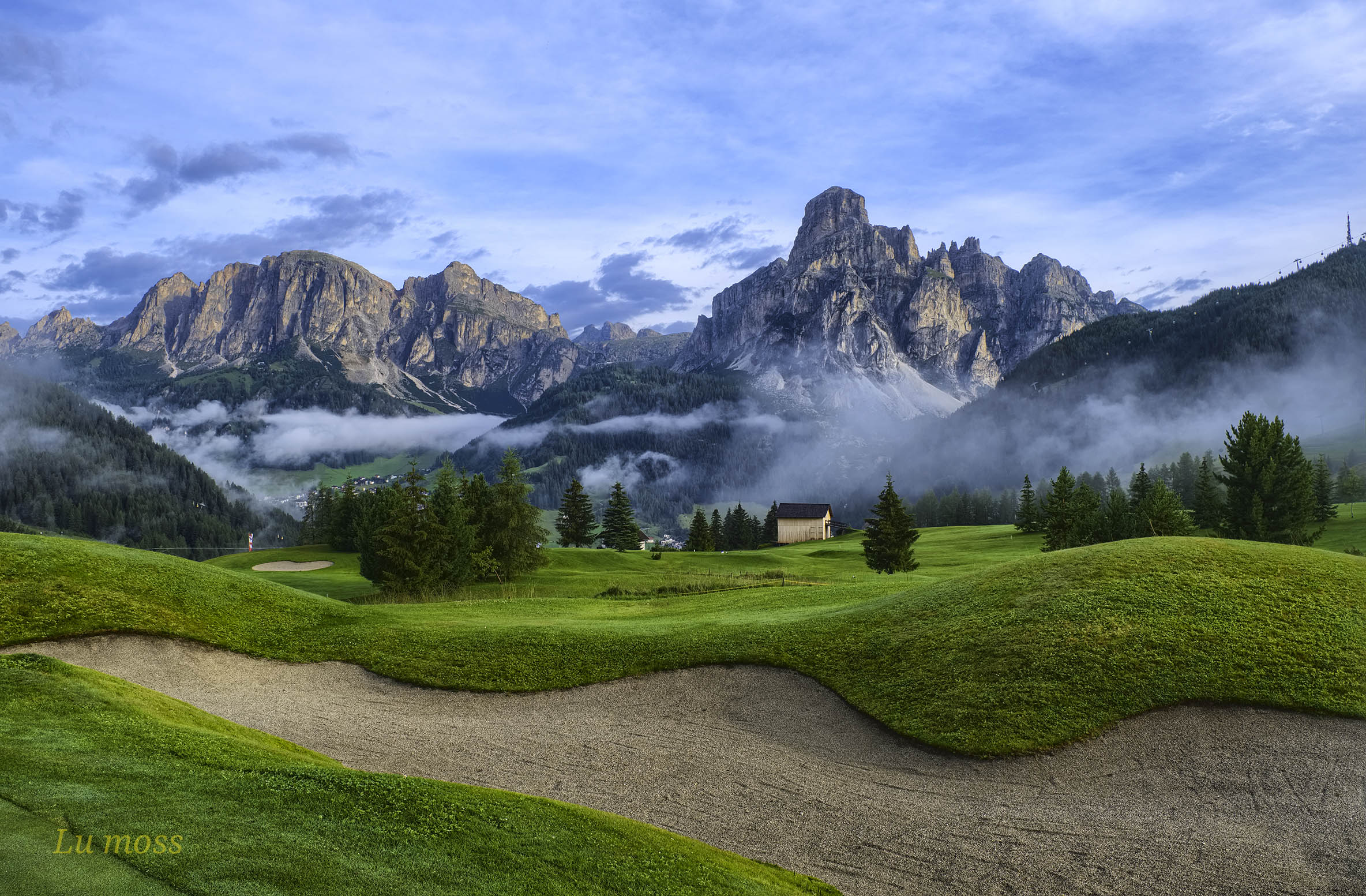 Corvara and the Sas Longher