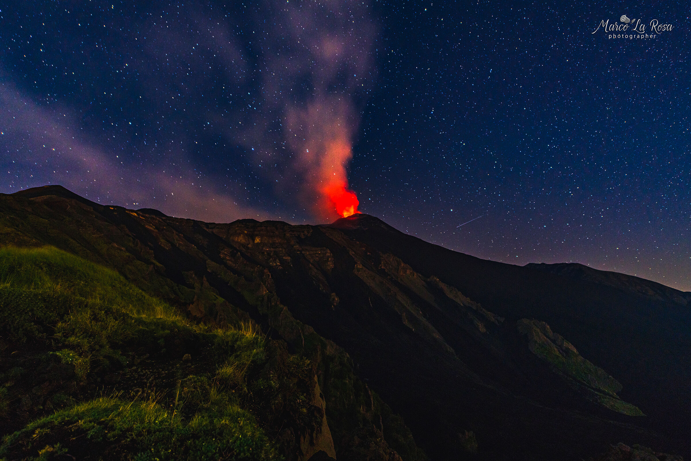Etna strombolian eruption