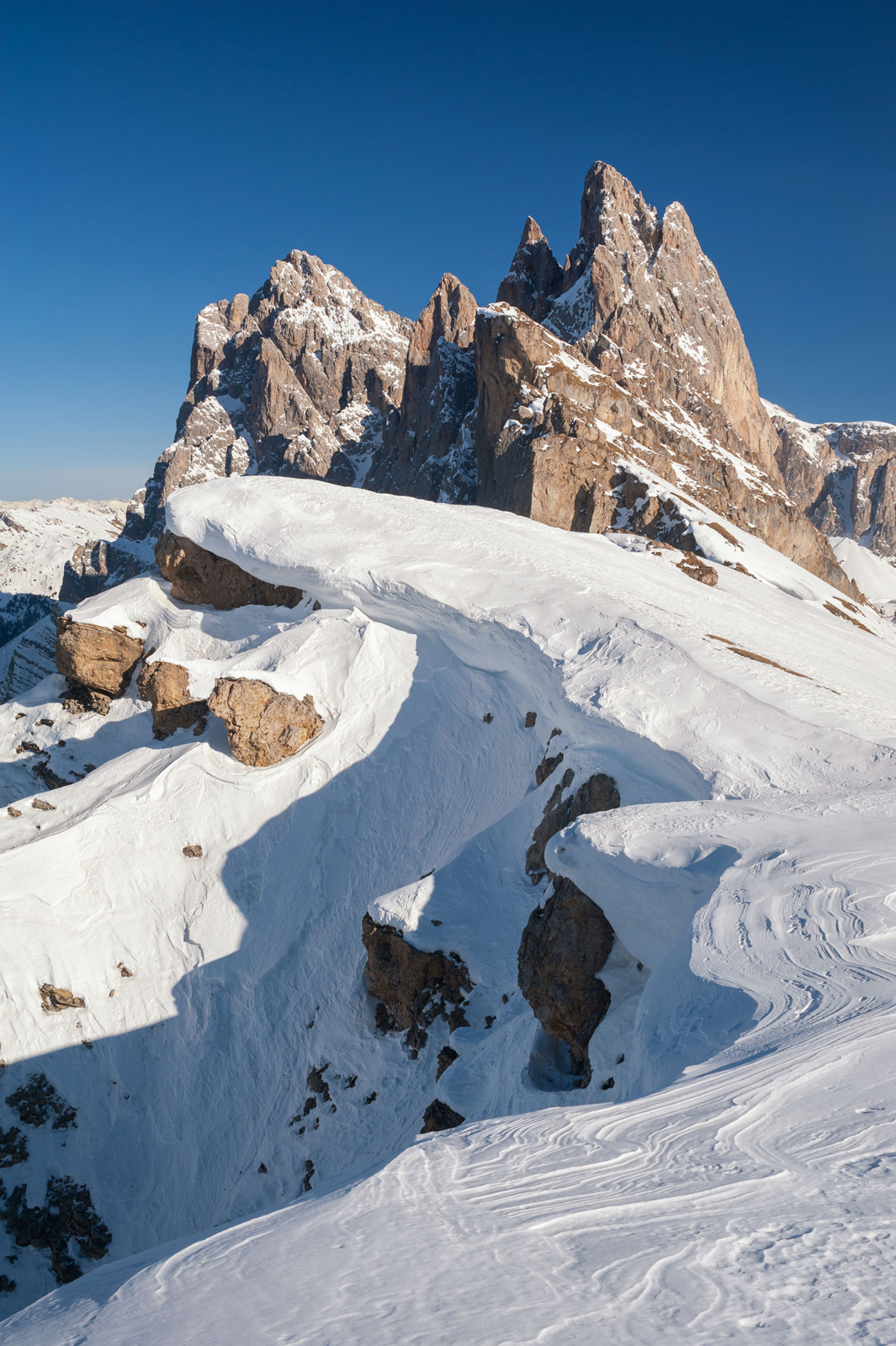 Seceda in February 2020