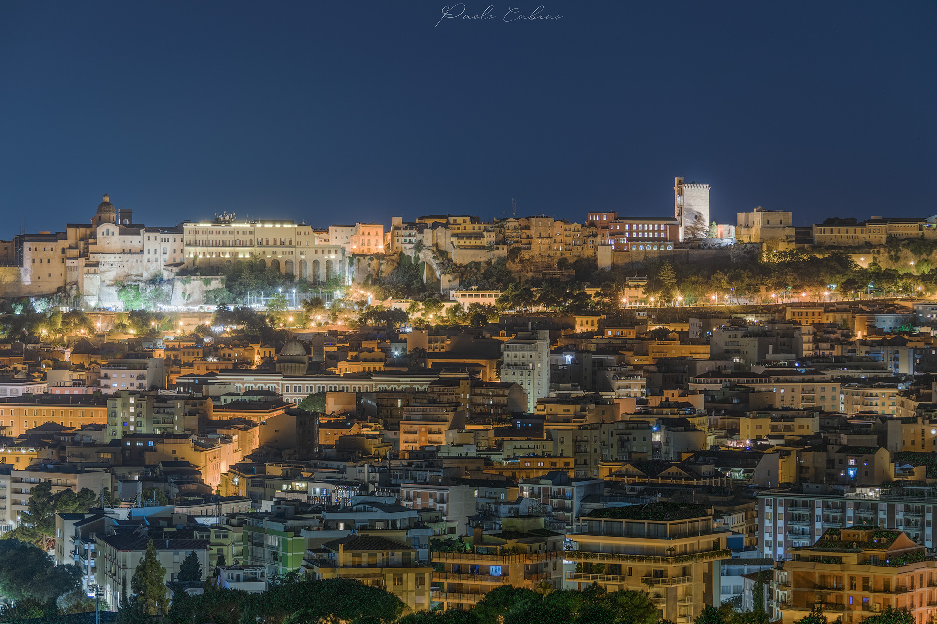 Cagliari in Night