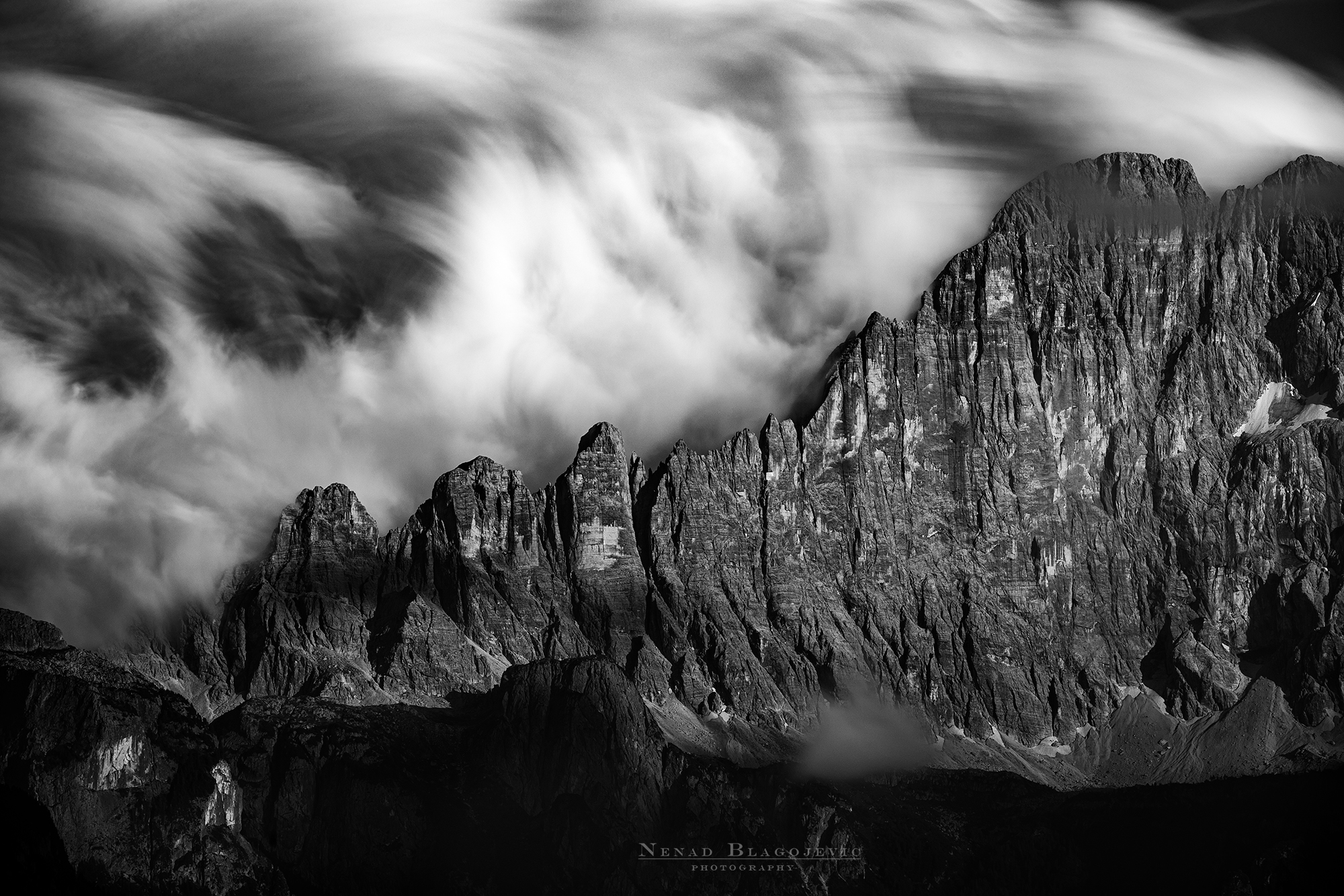 La danza tra il Civetta e il cielo
