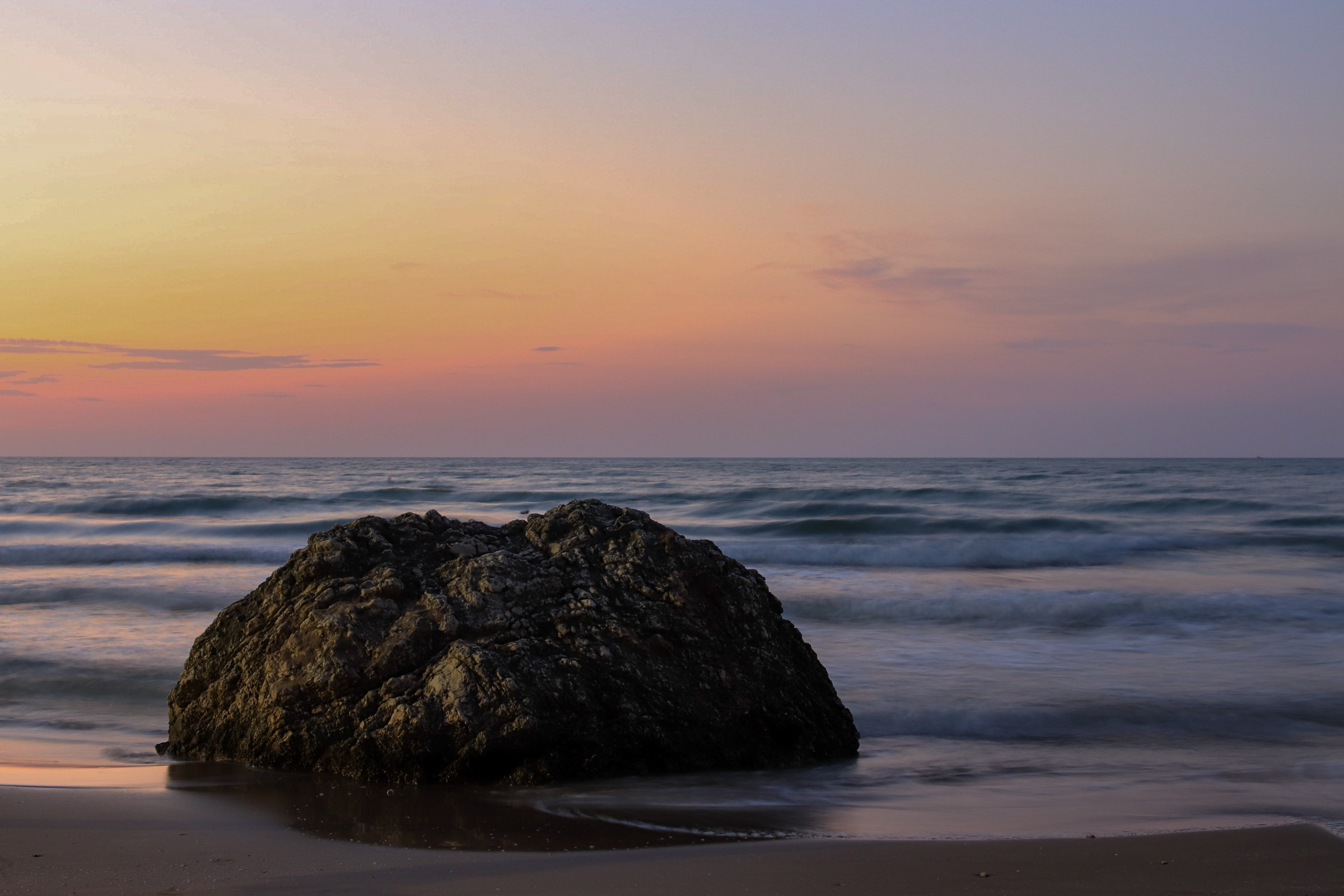 Sunset in Peschici (long exposure).