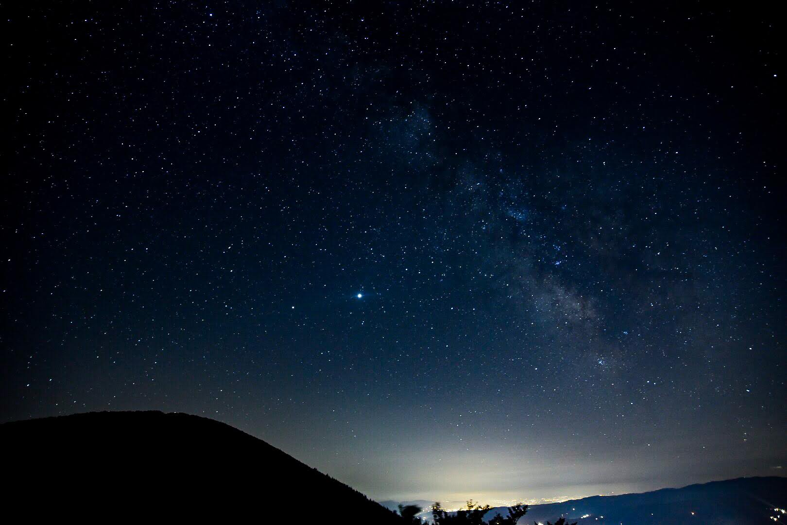 Milky Way with Jupiter