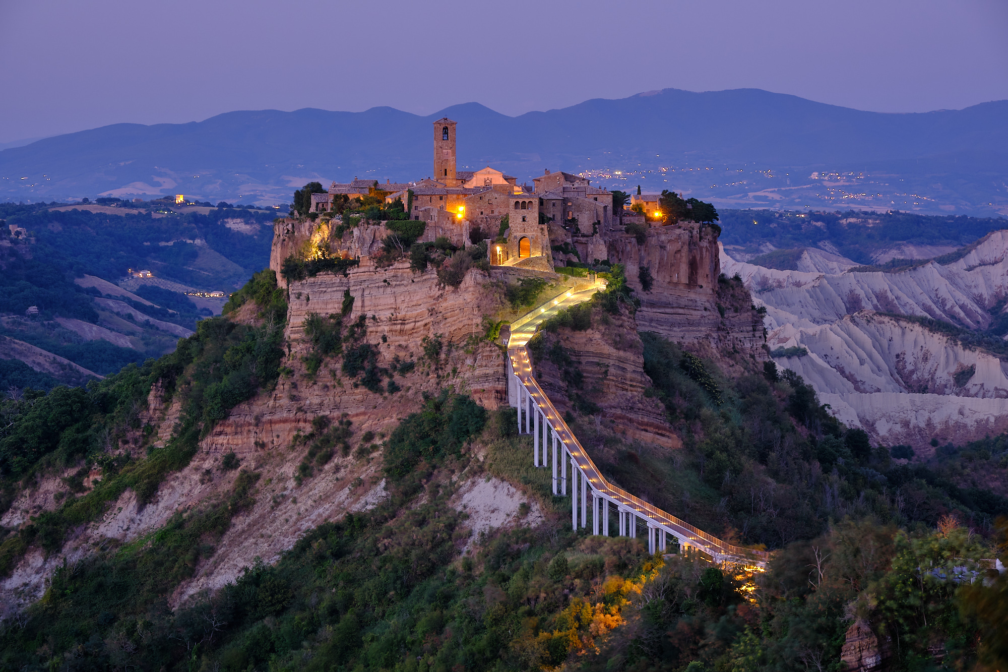Civita di Bagnoregio dall'alto