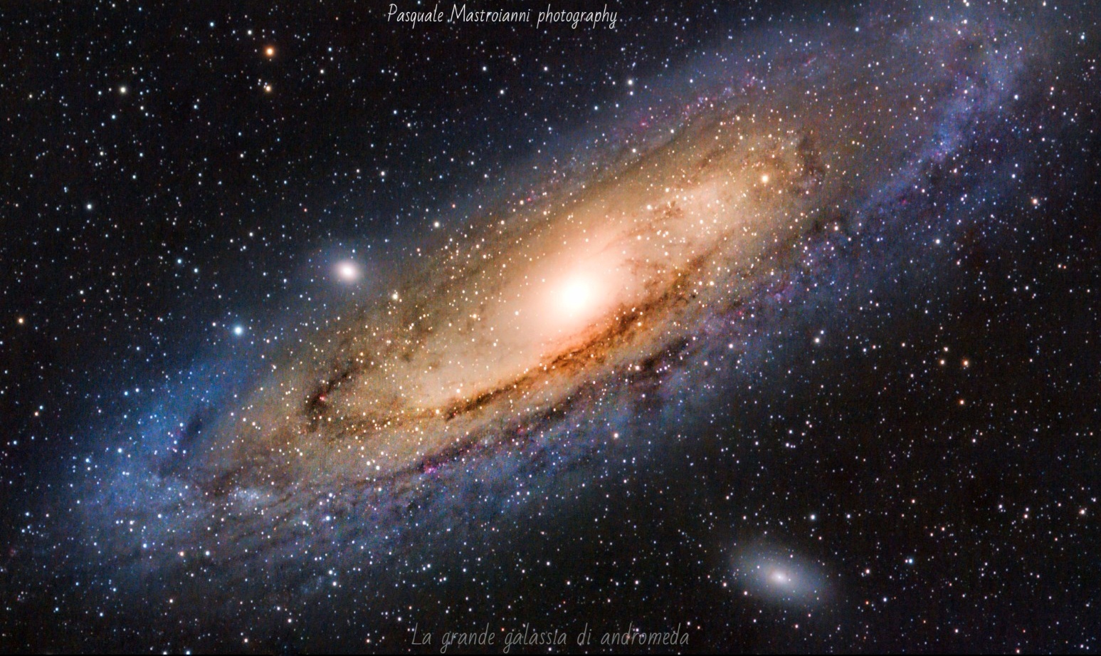 La galassia di andromeda