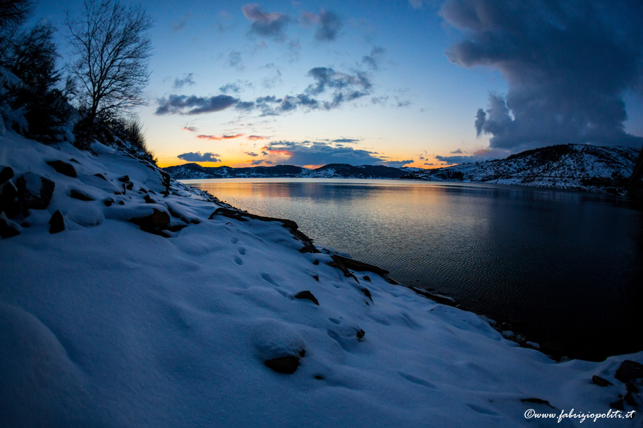 Campotosto Lake