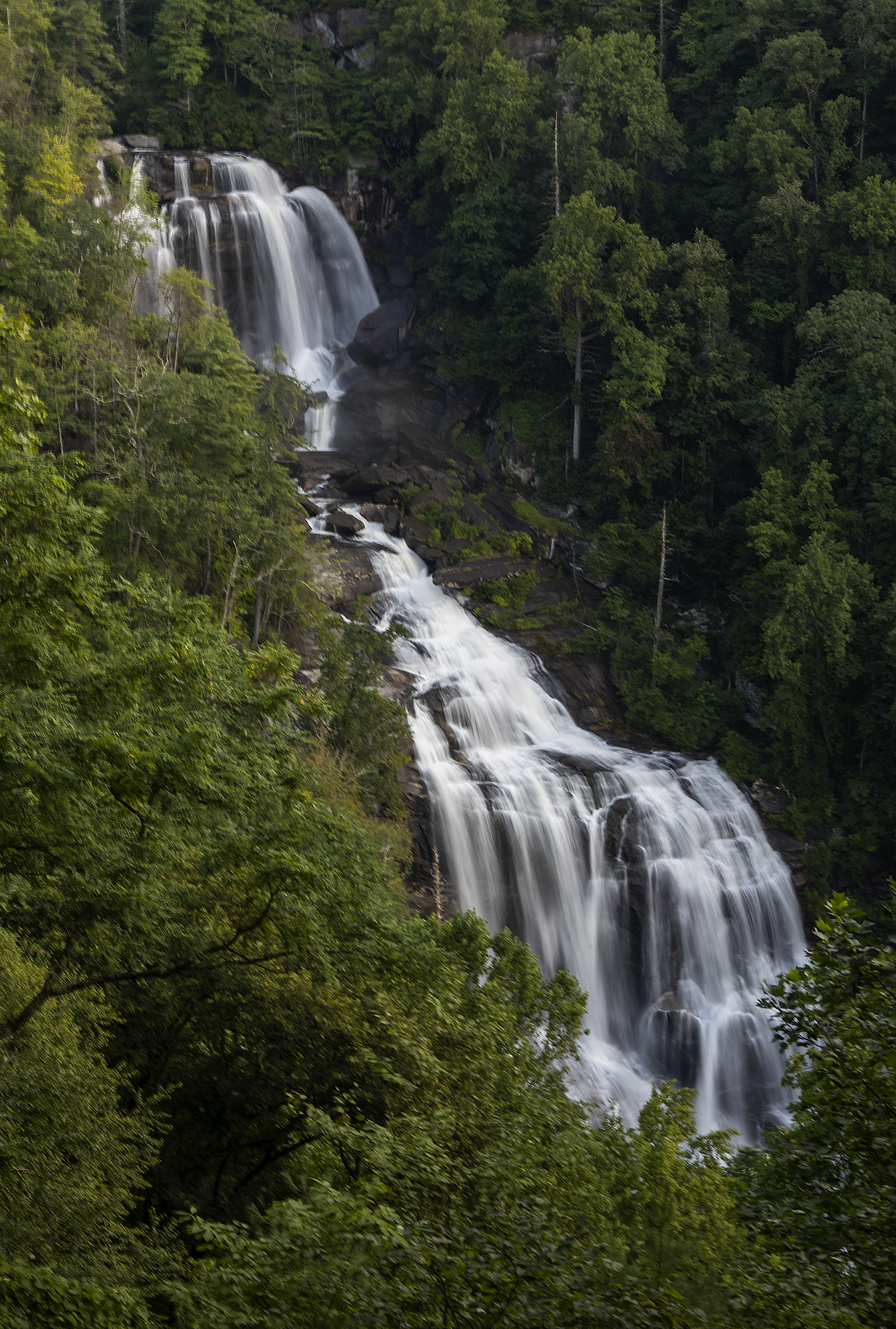 Whitewater Falls, cassieri NC USA