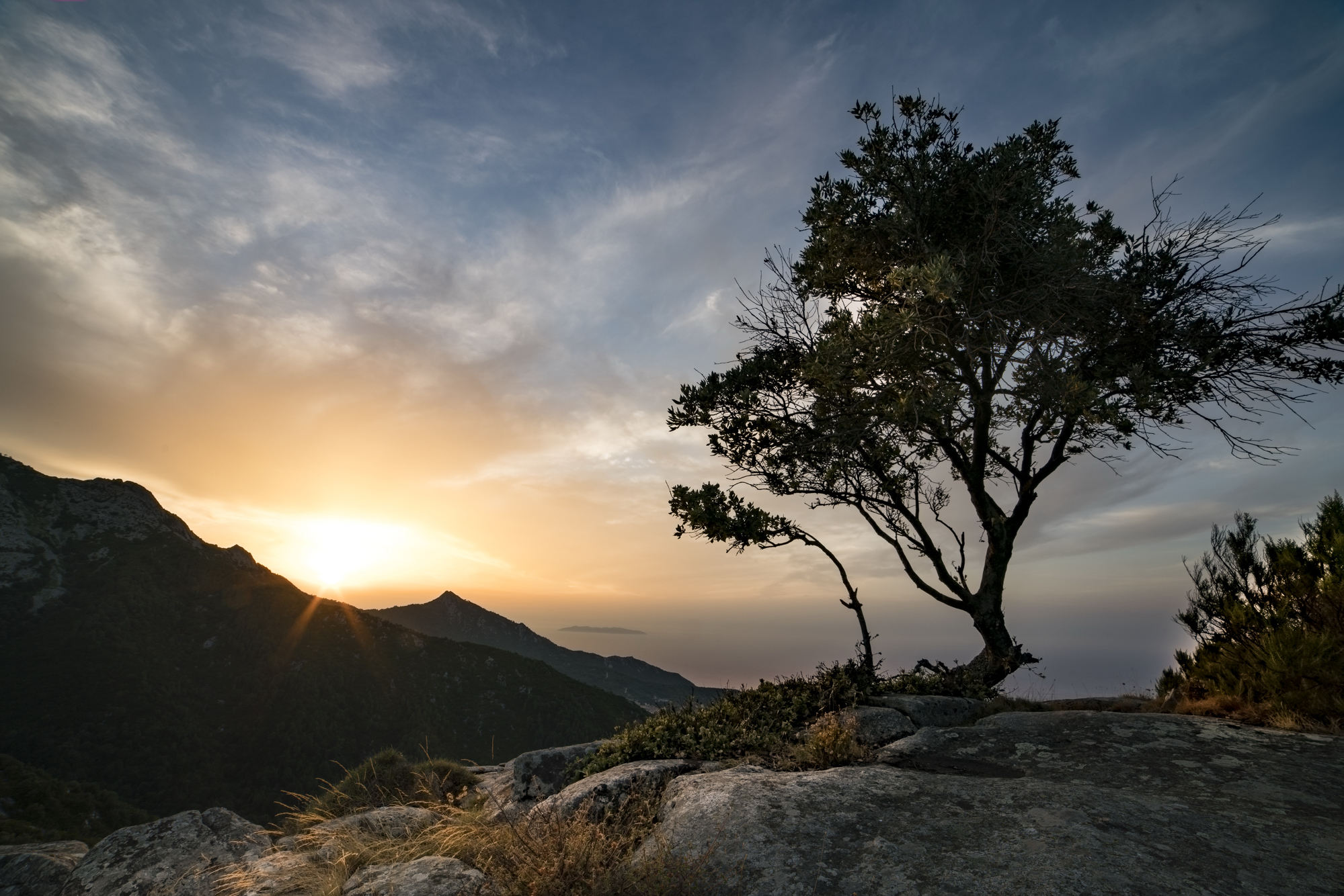 Sunset at elba Island