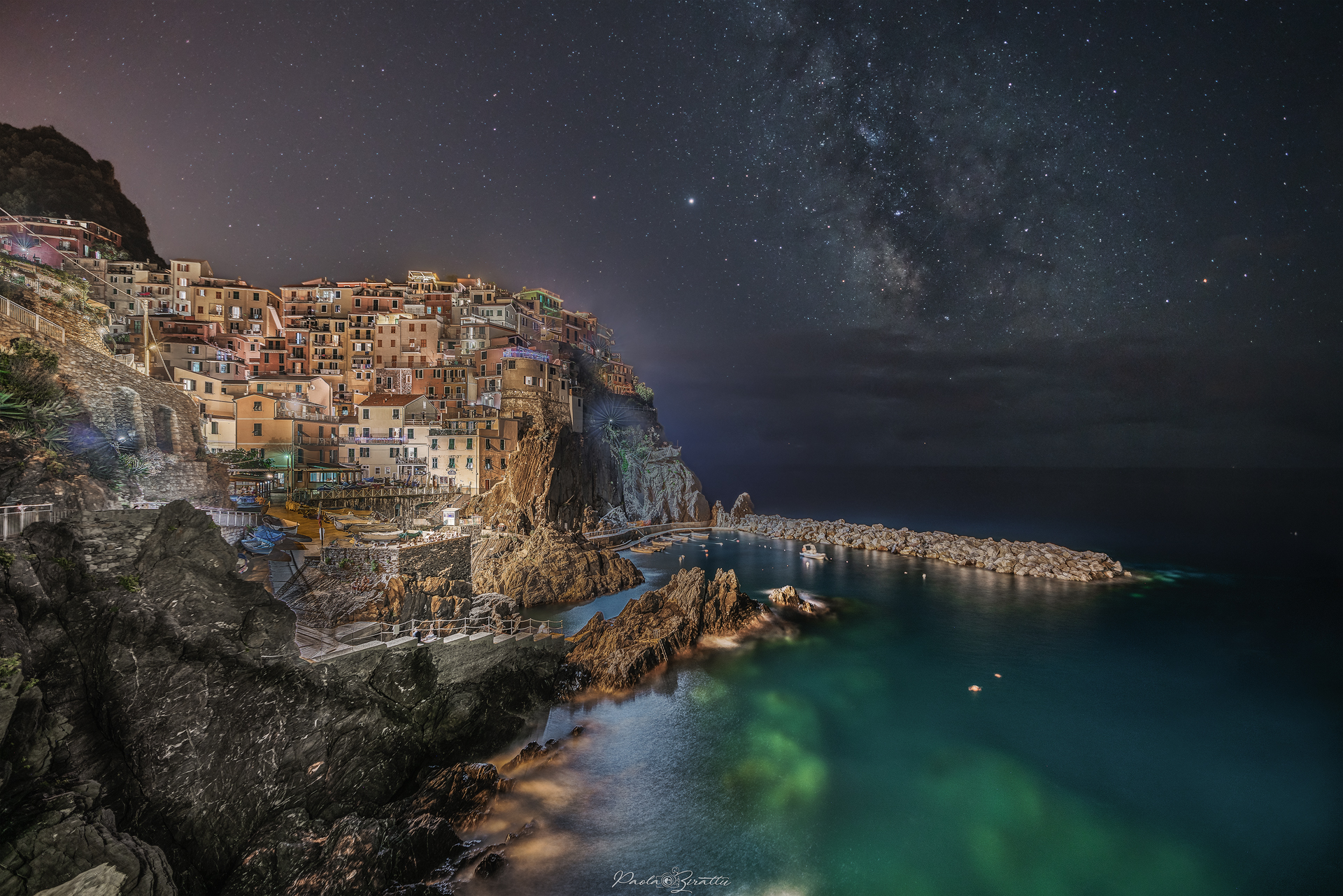 Via Lattea a Manarola