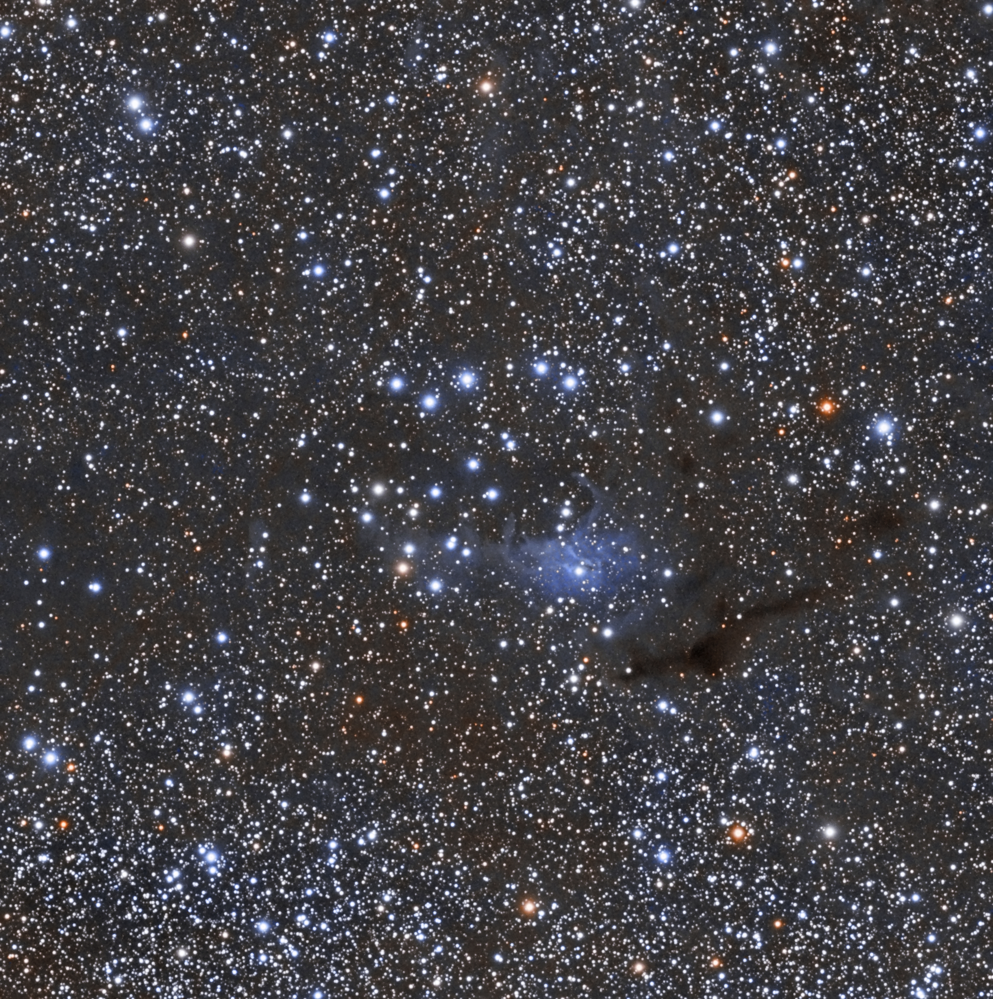 Sailboat Nebula NGC 225 in Cassiopea