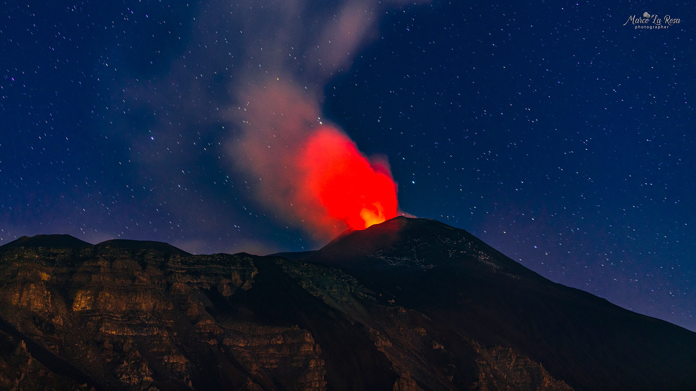Eruzione stromboliana Etna